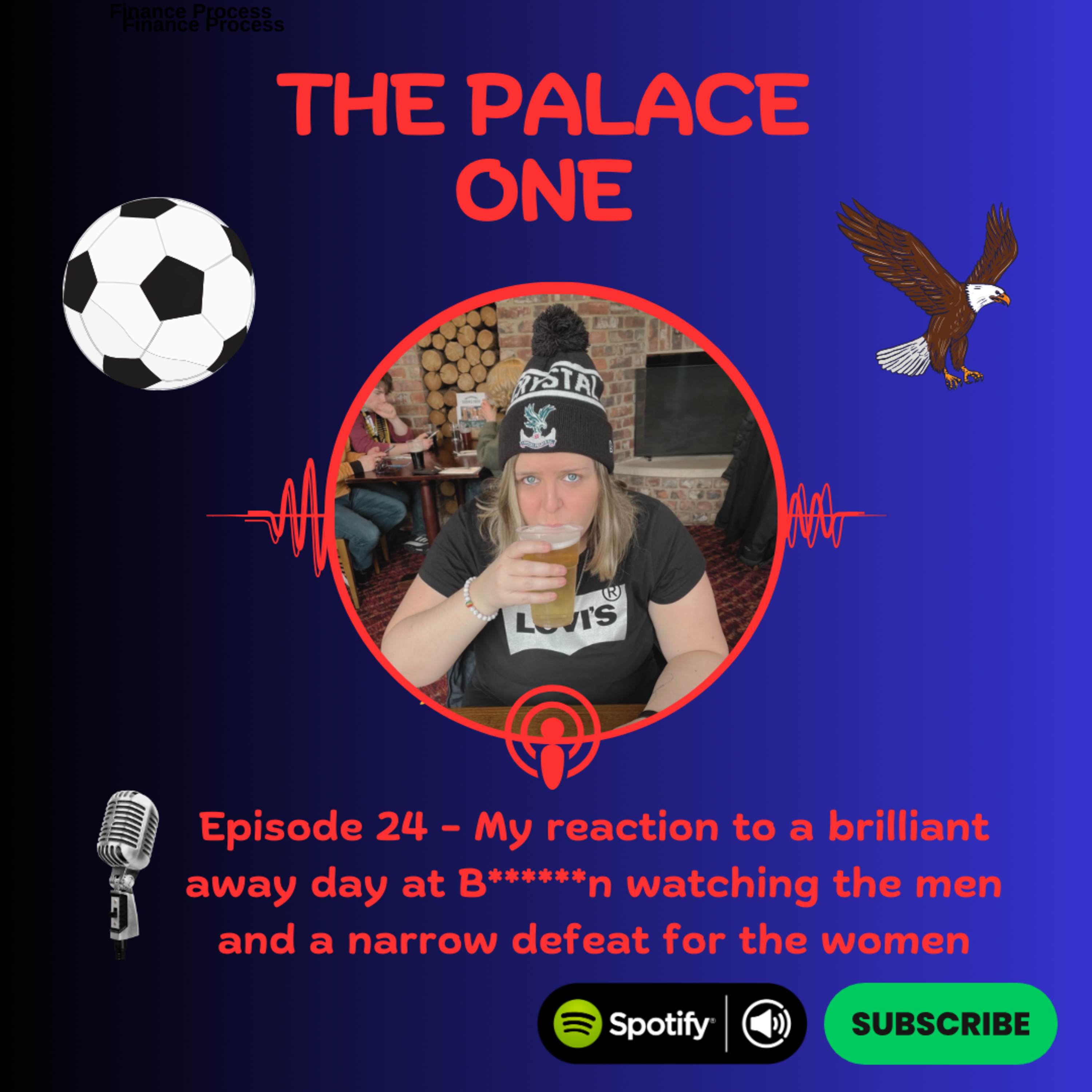 Episode 24: The Palace One Reacts - Brilliant away day for the men and a narrow defeat for the women episode artwork