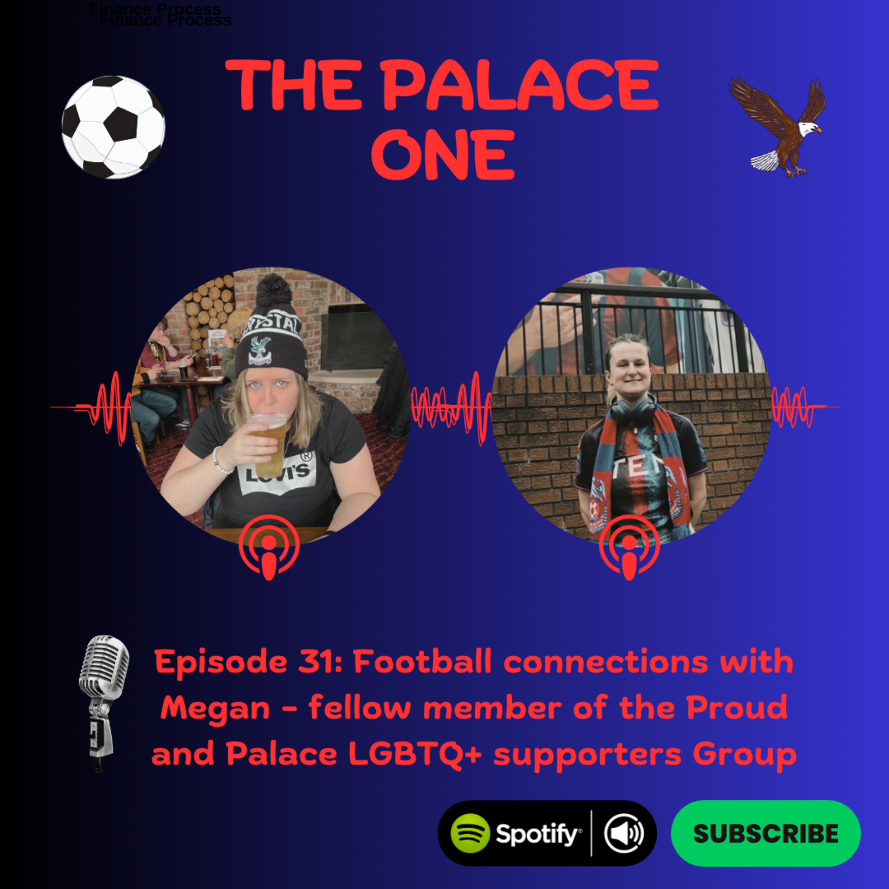 Episode 31: Football Connections with fellow Proud & Palace member Megan episode artwork