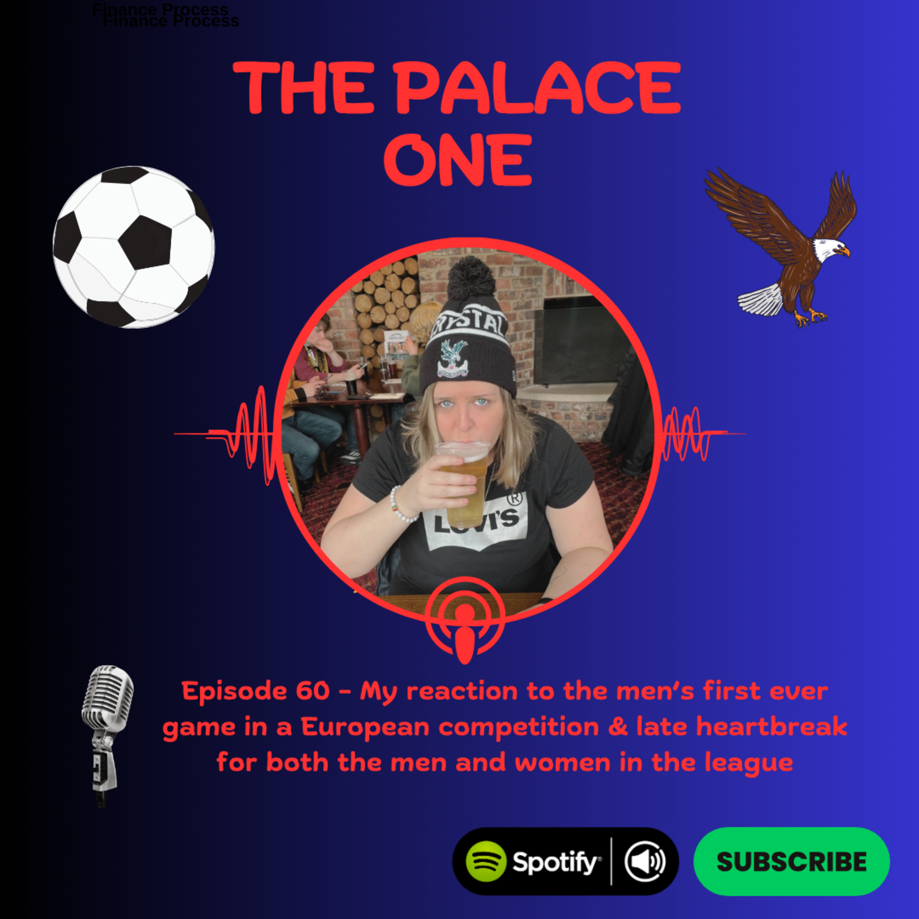 Episode 60: The Palace One Reacts - First ever game in a European Competition & late heartbreak for both the men and women in the league episode artwork