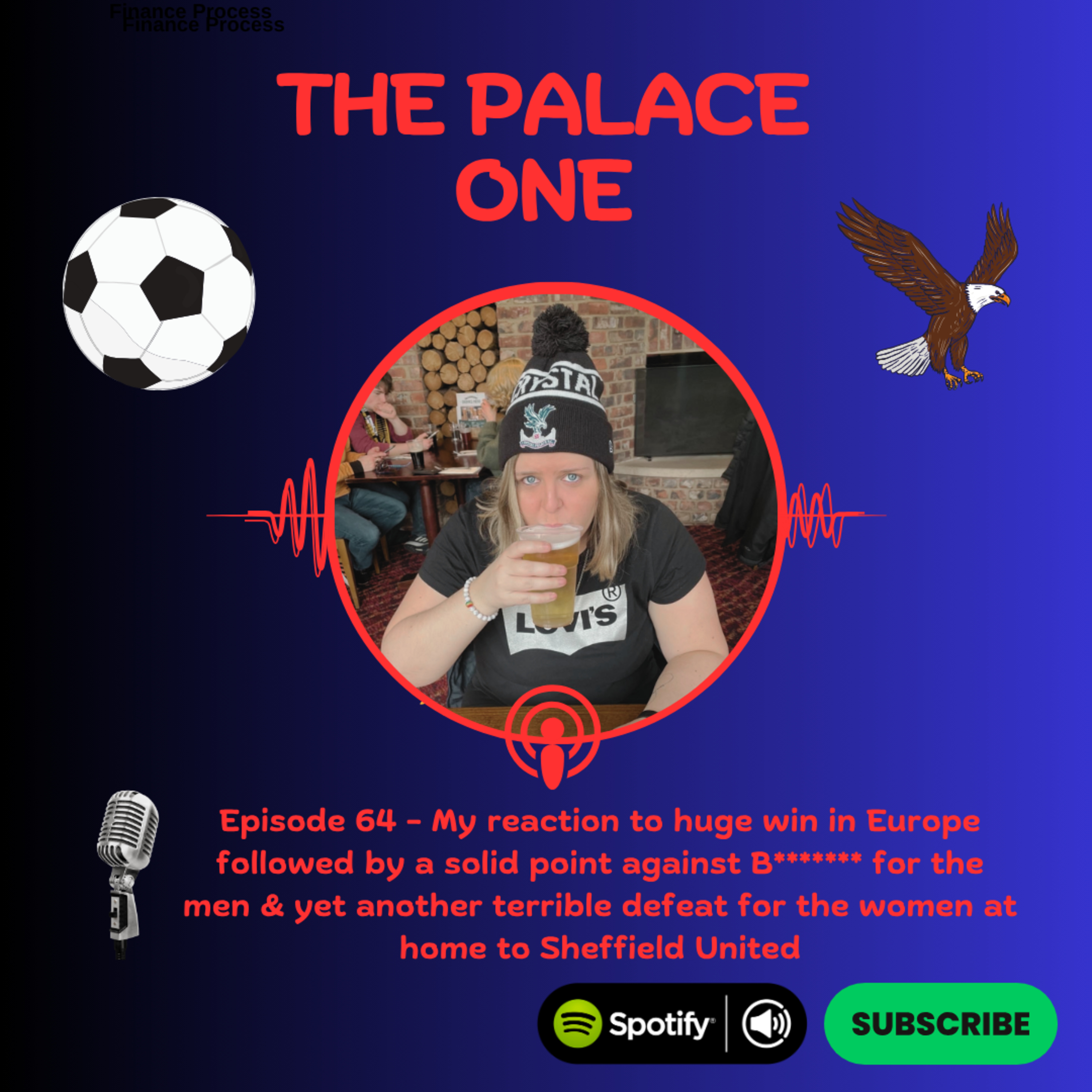 Episode 64: The Palace One Reacts - A huge win in Europe and solid point against B******* for the men & yet another terrible defeat for the women episode artwork