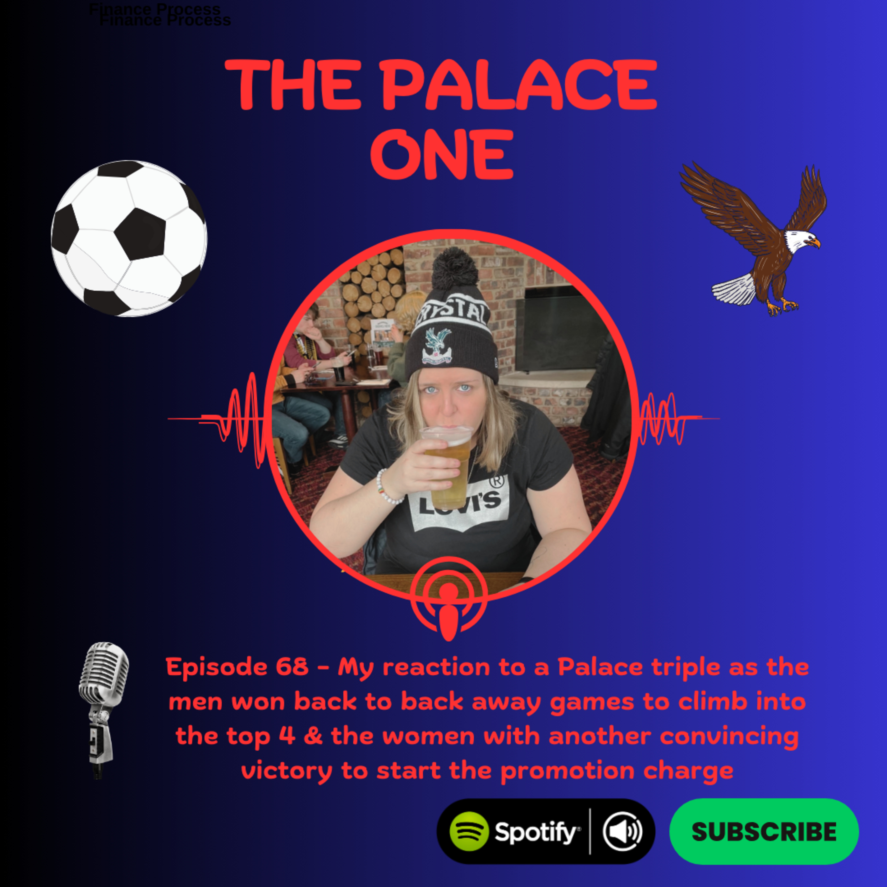 Episode 68: The Palace One Reacts - Palace triple as the men win back to back away games to go 4th & the women win convincingly again to climb the table episode artwork