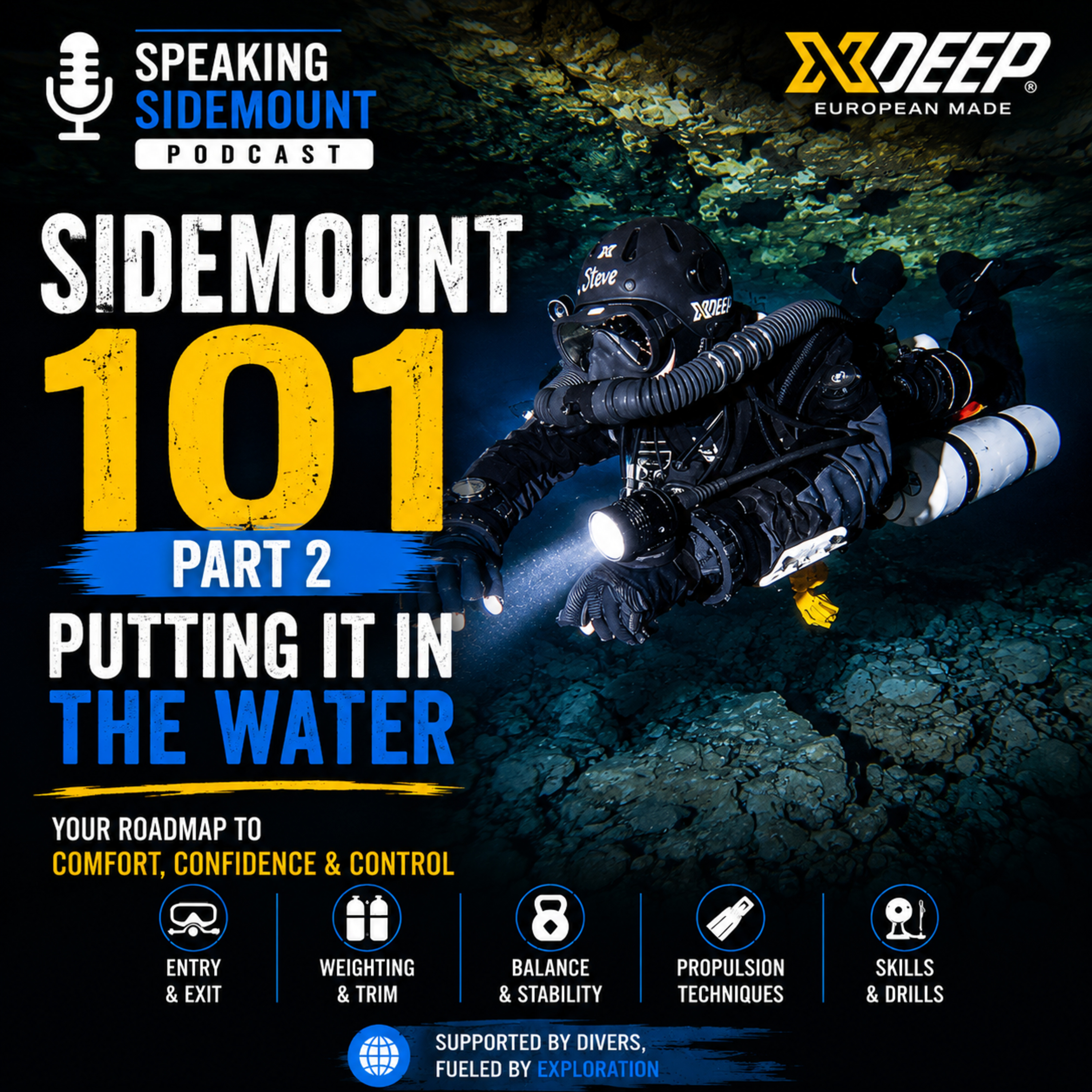 Sidemount 101 Part 2 | Putting it in the Water episode artwork