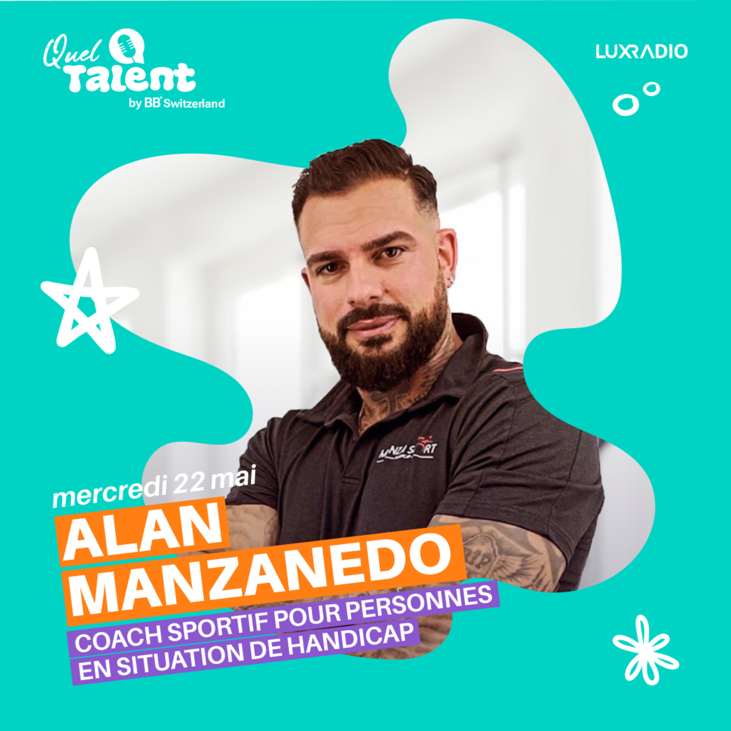 Interview de Alan Manzanedo, Coach sportif pour personnes en situation de handicap - Emission du 22 mai 2024 episode artwork