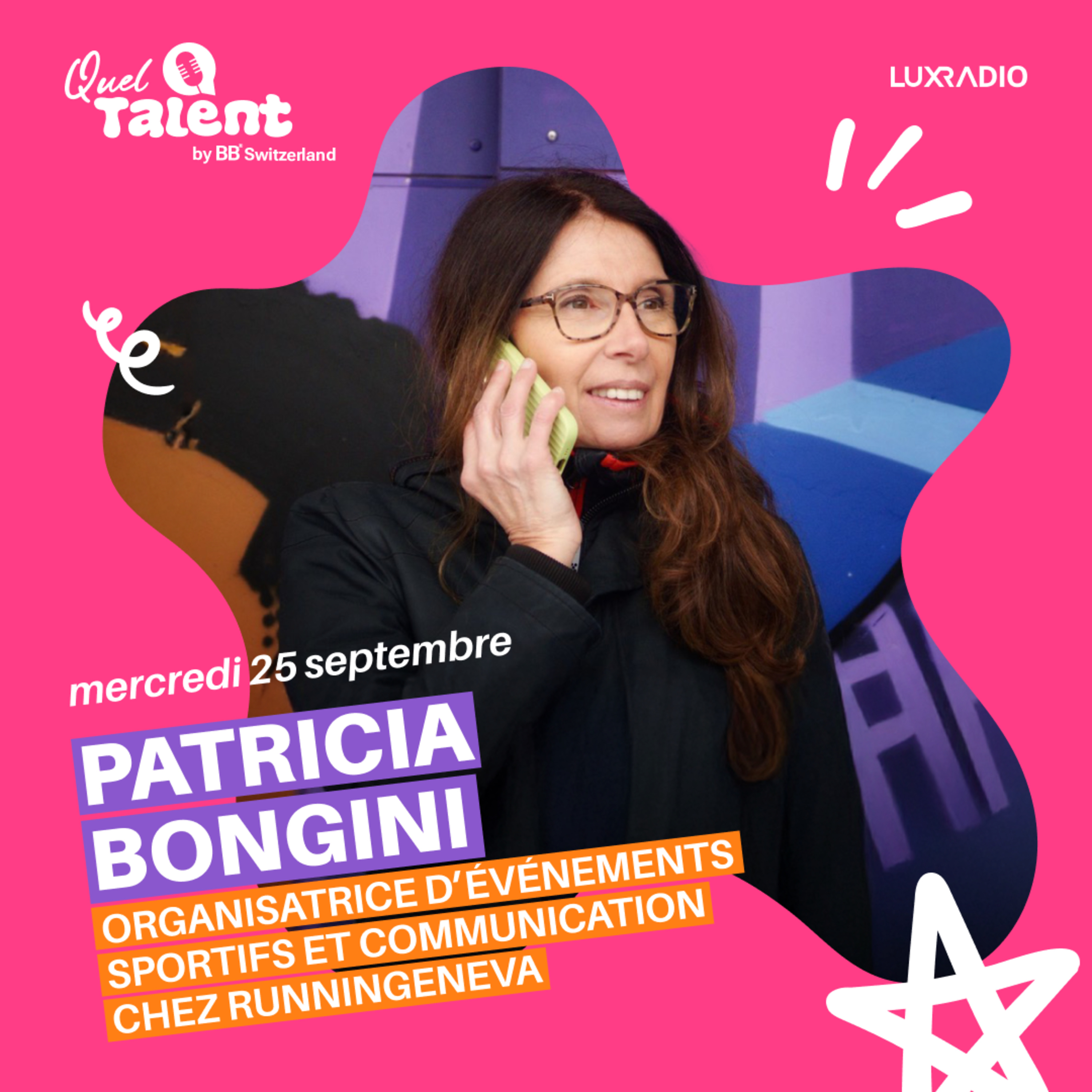 Patricia Bongini, organisatrice d'événements sportifs chez Runningeneva - Emission du 27 septembre 2024 episode artwork