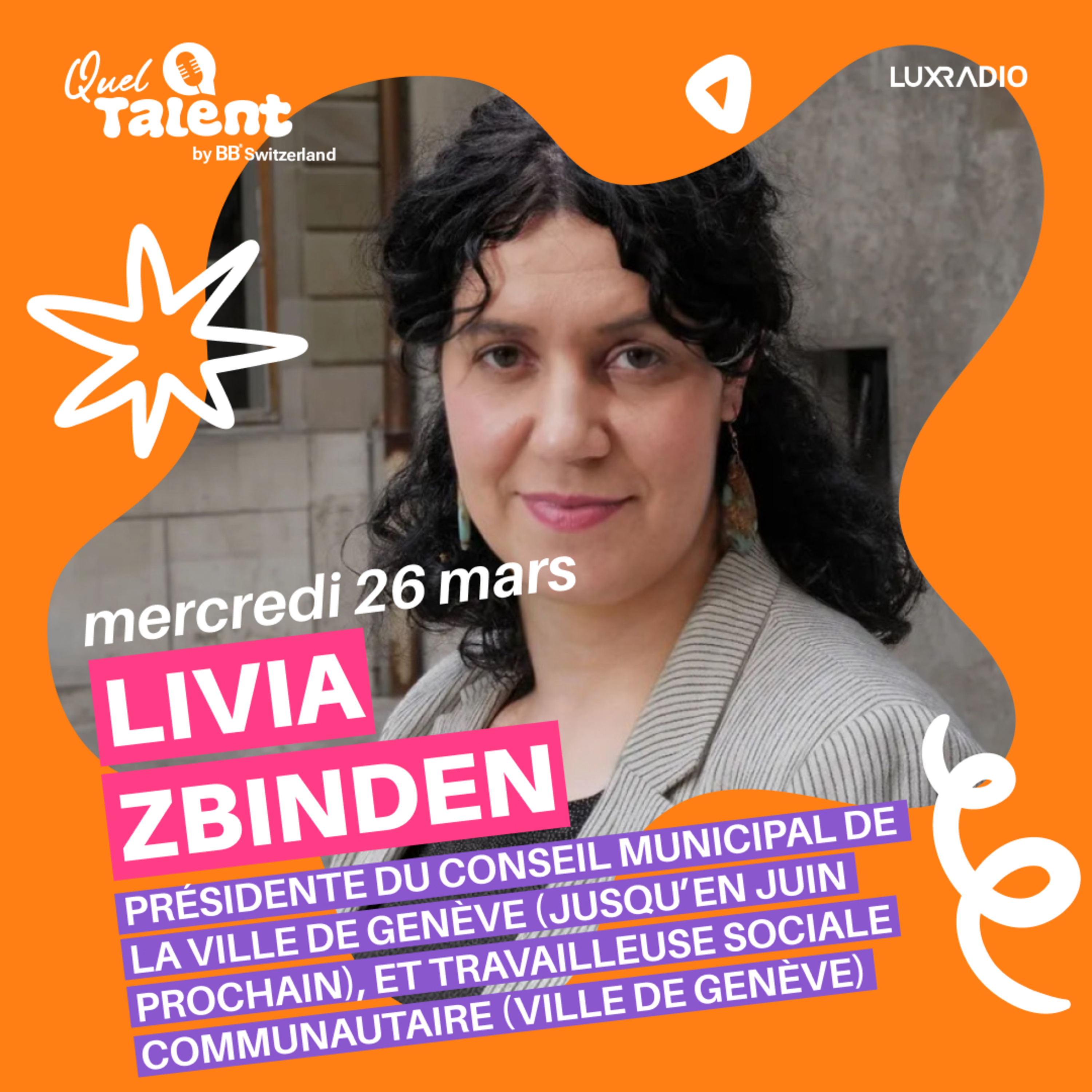 Livia Zbinden – Présidente du Conseil Municipal de la ville de Genève - Emission du 26 mars 2025 episode artwork