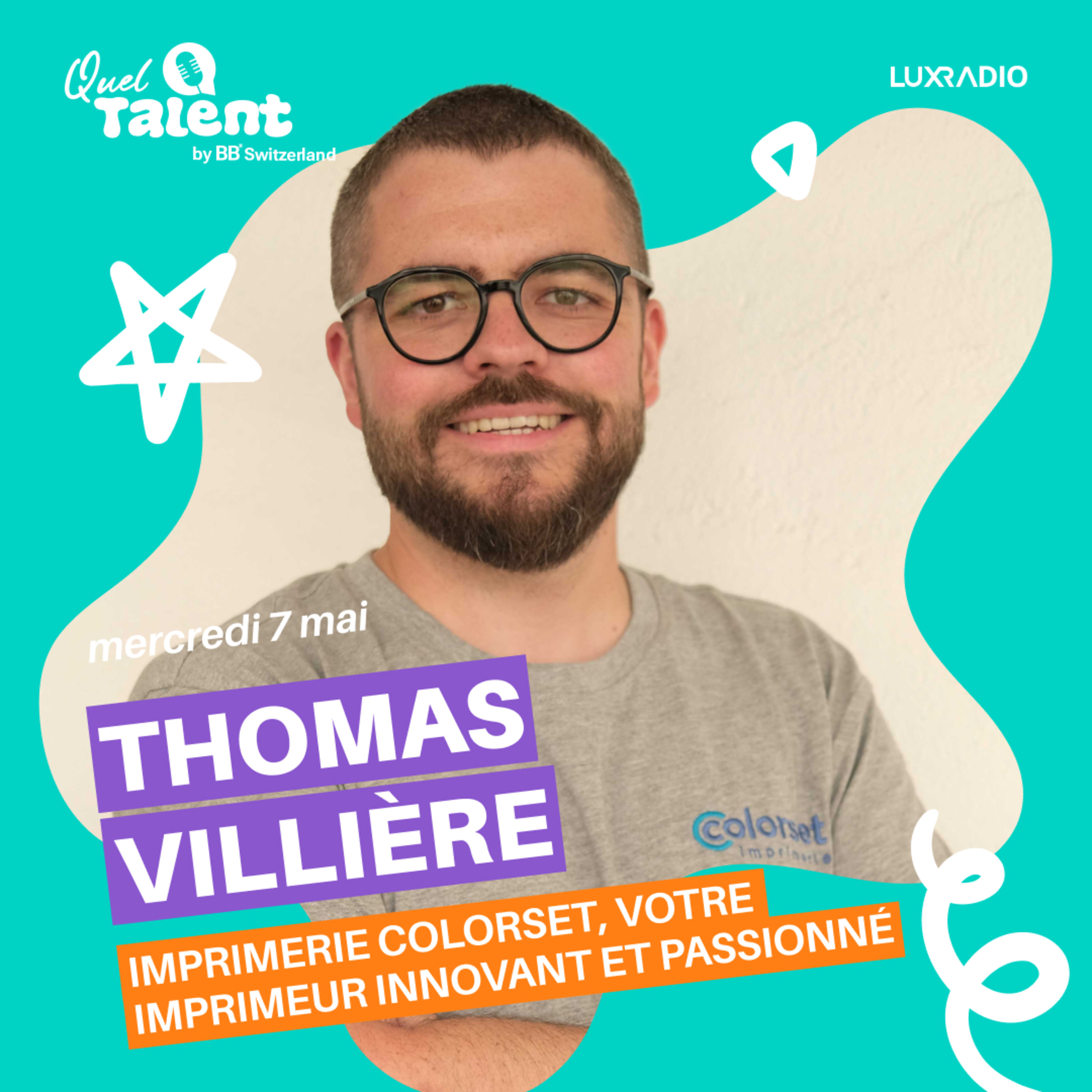 Thomas Villière - Fondateur de l'imprimerie Colorset - Emission du 7 mai 2025 episode artwork