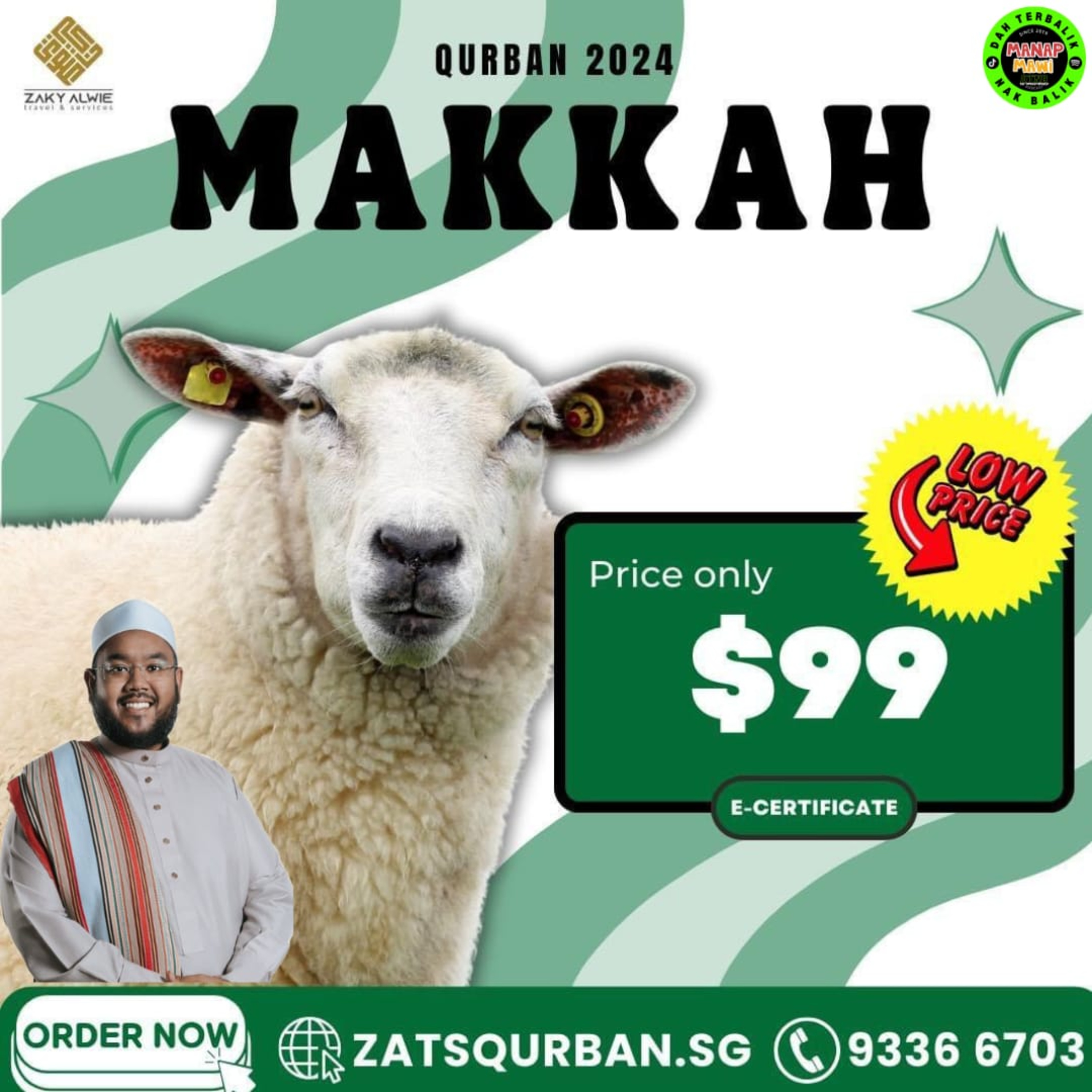 Episode 397 - Qurban $99 Bersama Zaky Alwie Travel Services - Part 1 episode artwork