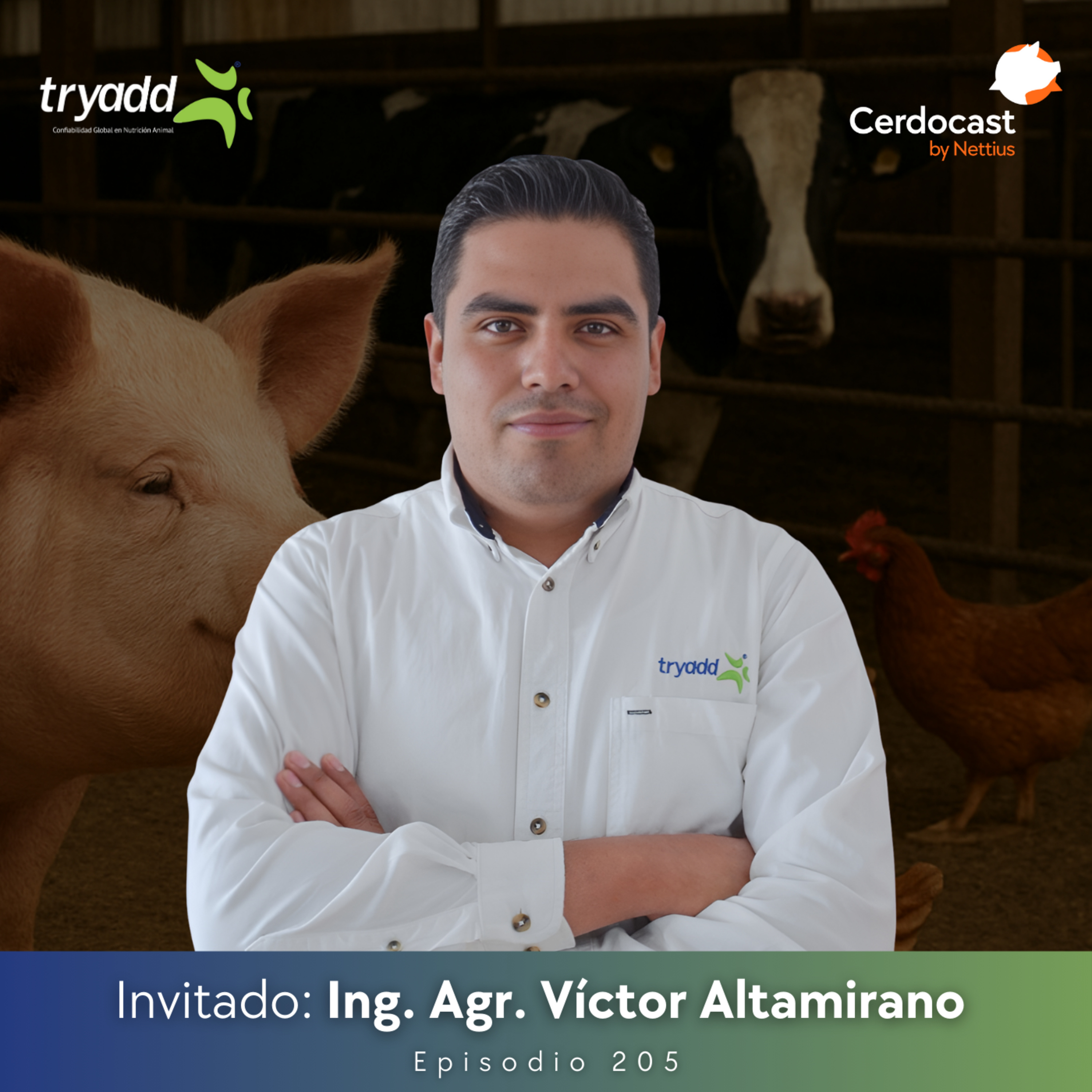 #205 - Producción multiespecie: Riesgos, retos y soluciones - Ing. Agr. Víctor Altamirano episode artwork