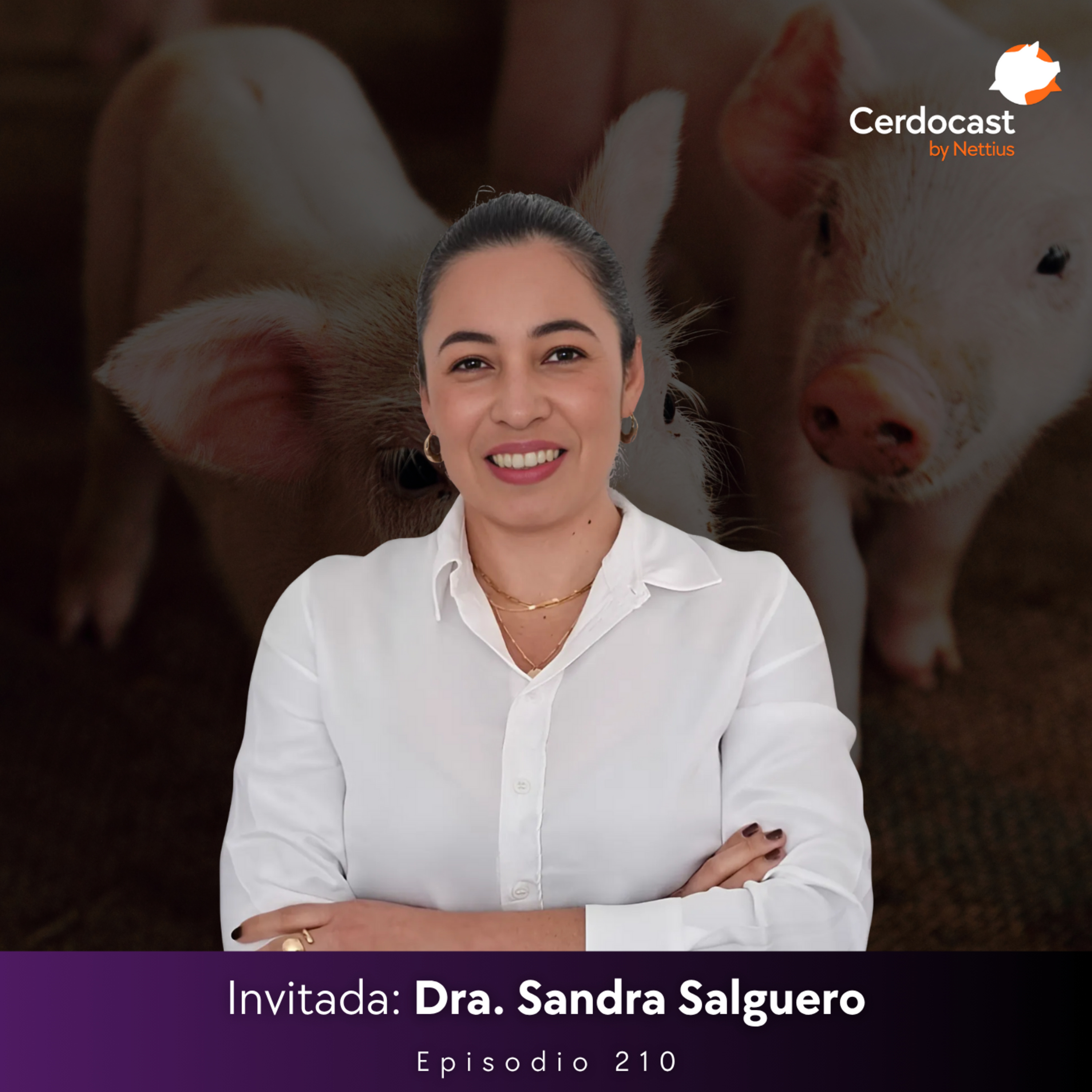 #210 - Investigación aplicada: Clave para optimizar rentabilidad en granja - Dra. Sandra Salguero episode artwork