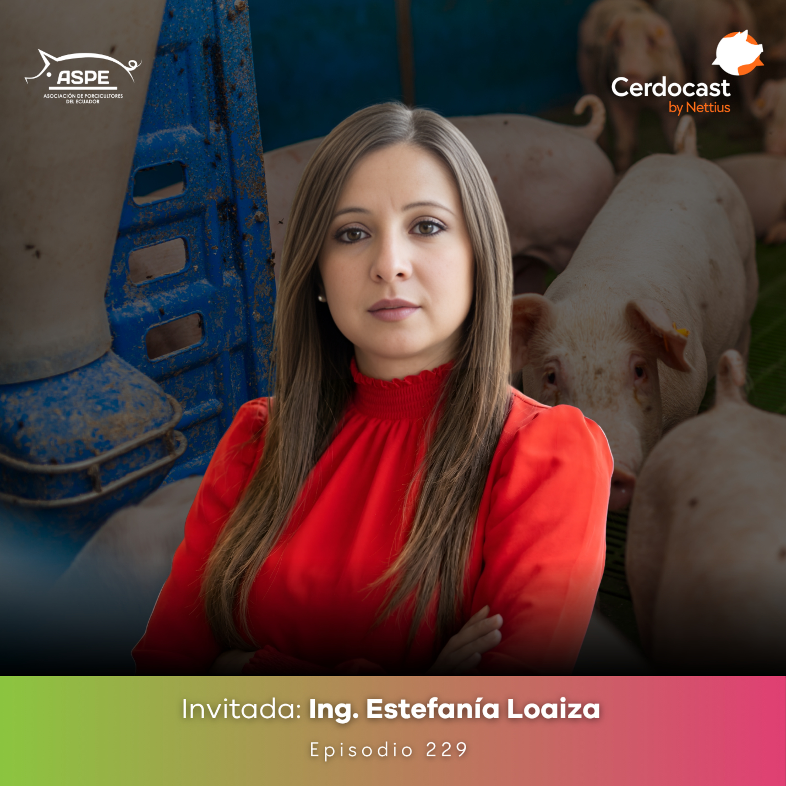 #229 - Industria porcina en Ecuador: Costos estructurales y competitividad global - Ing. Estefanía Loaiza episode artwork