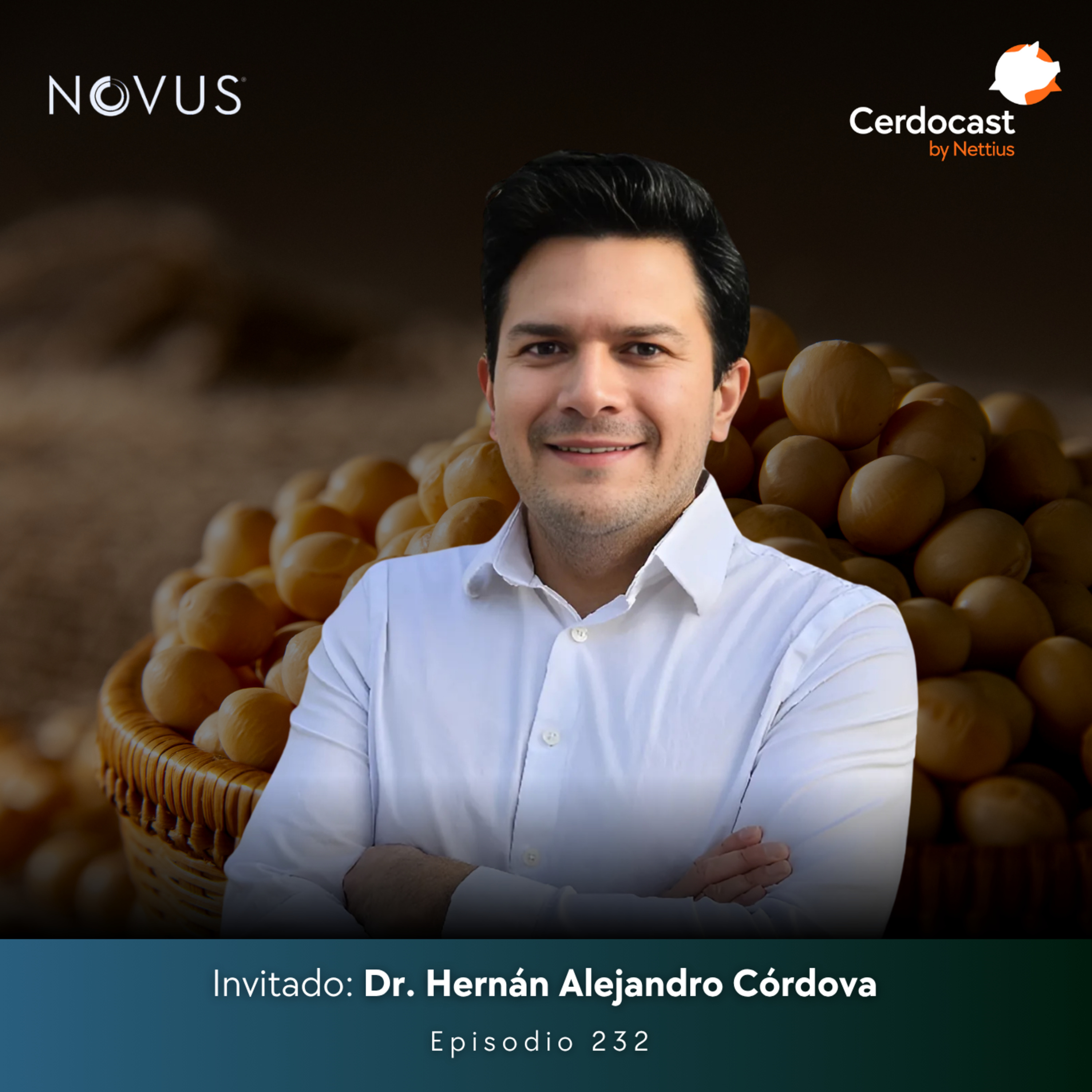 #236 - Factores antinutricionales de la soya y su impacto en la productividad - Dr. Hernán Alejandro Córdova episode artwork