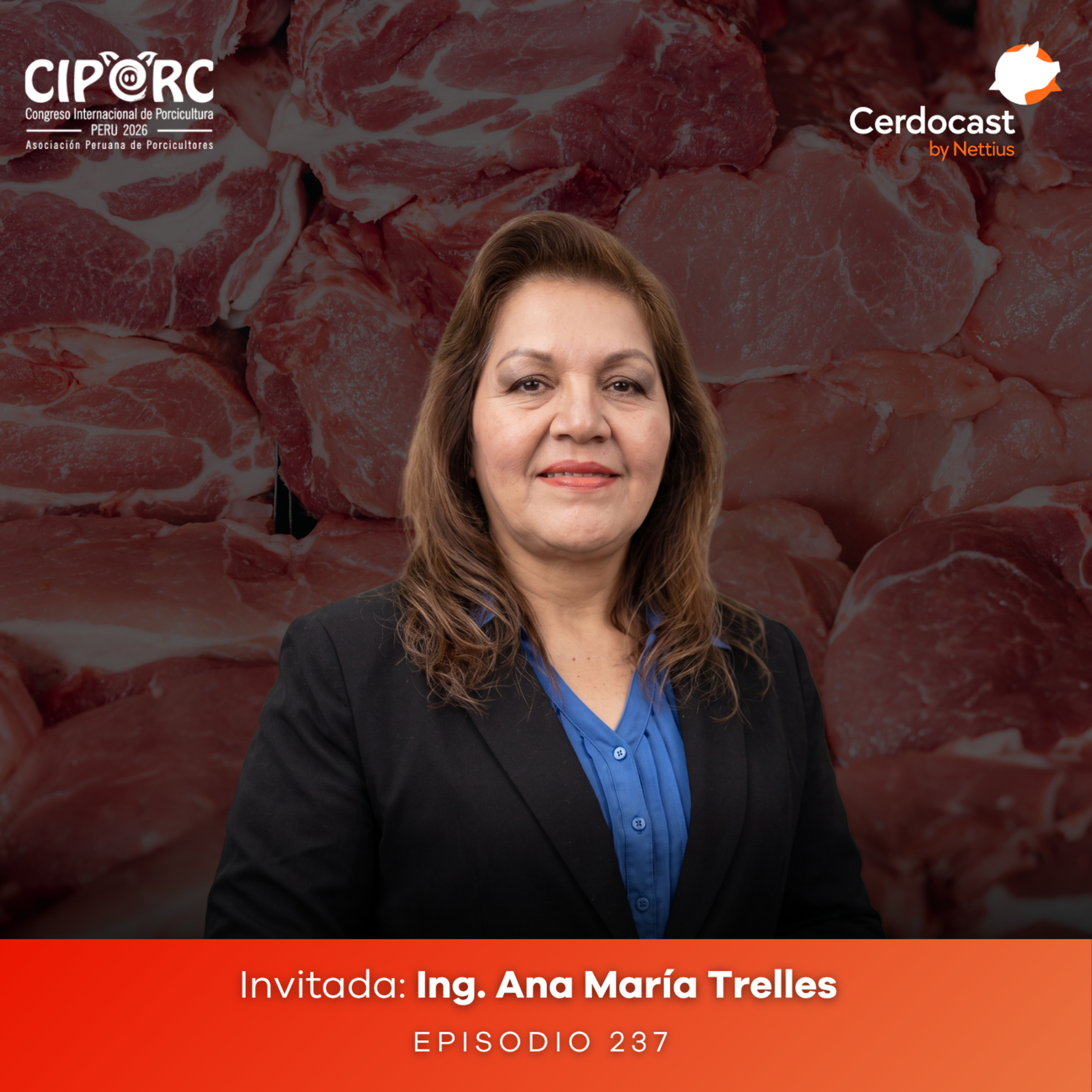 #237 - El cerdo peruano se prepara para conquistar mercados de Asia - Ing. Ana María Trelles episode artwork