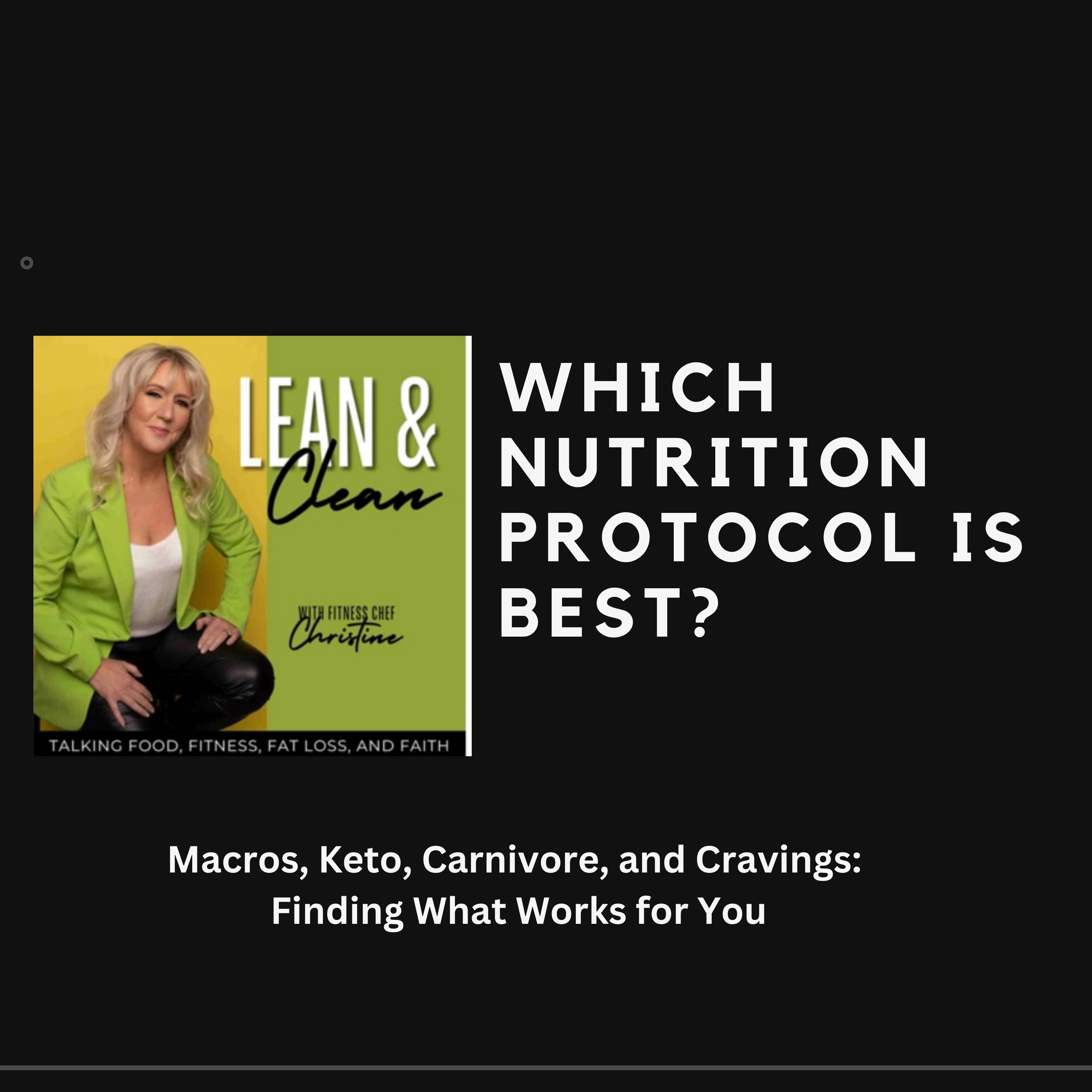Ep 116: Macro tracking, Keto, Carnivore, and Cravings: Finding What Works for You