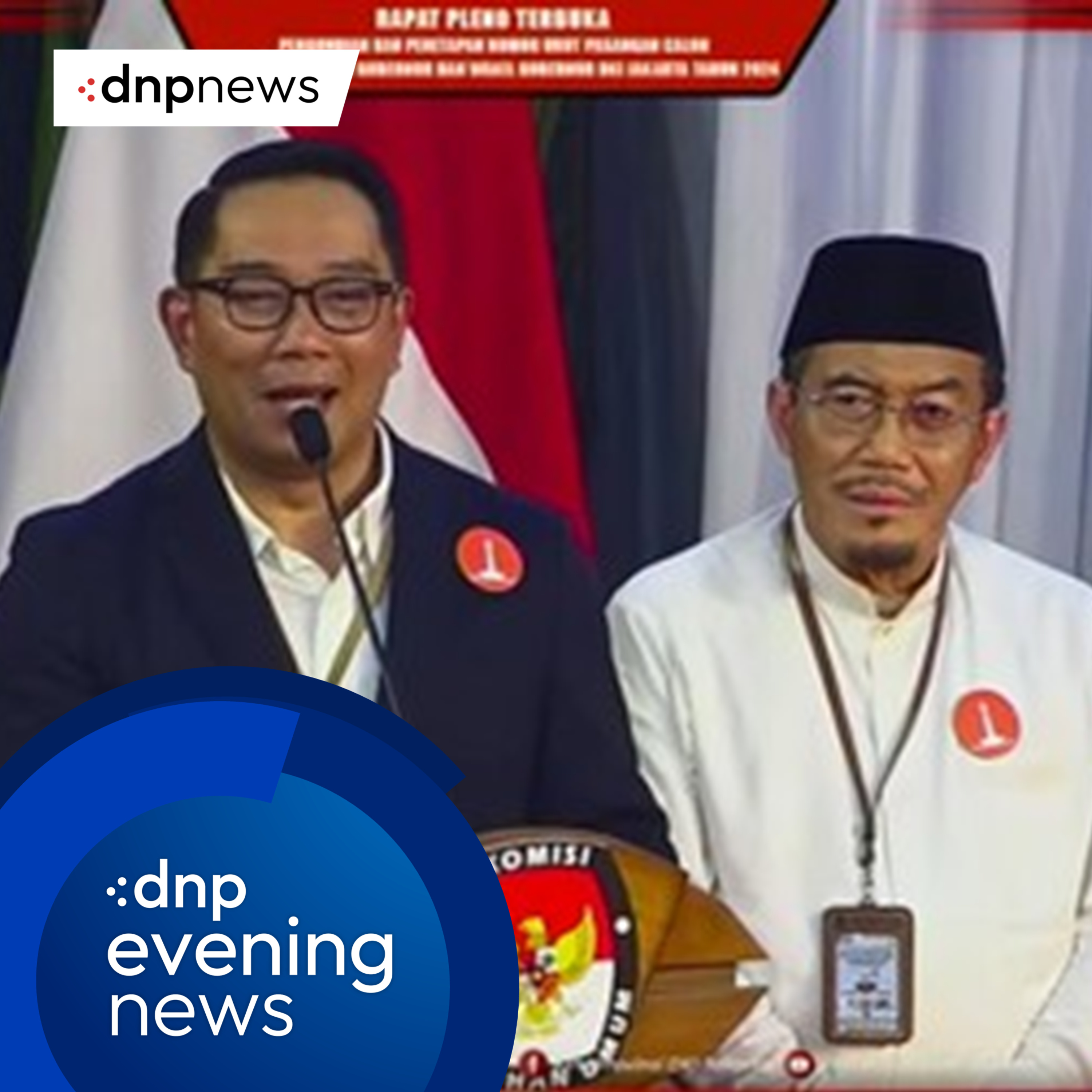 Ridwan Kamil-Suswono Raih Nomor Urut 1 di Pilgub Jakarta 2024! - DNP Evening News (23/09/2024) episode artwork