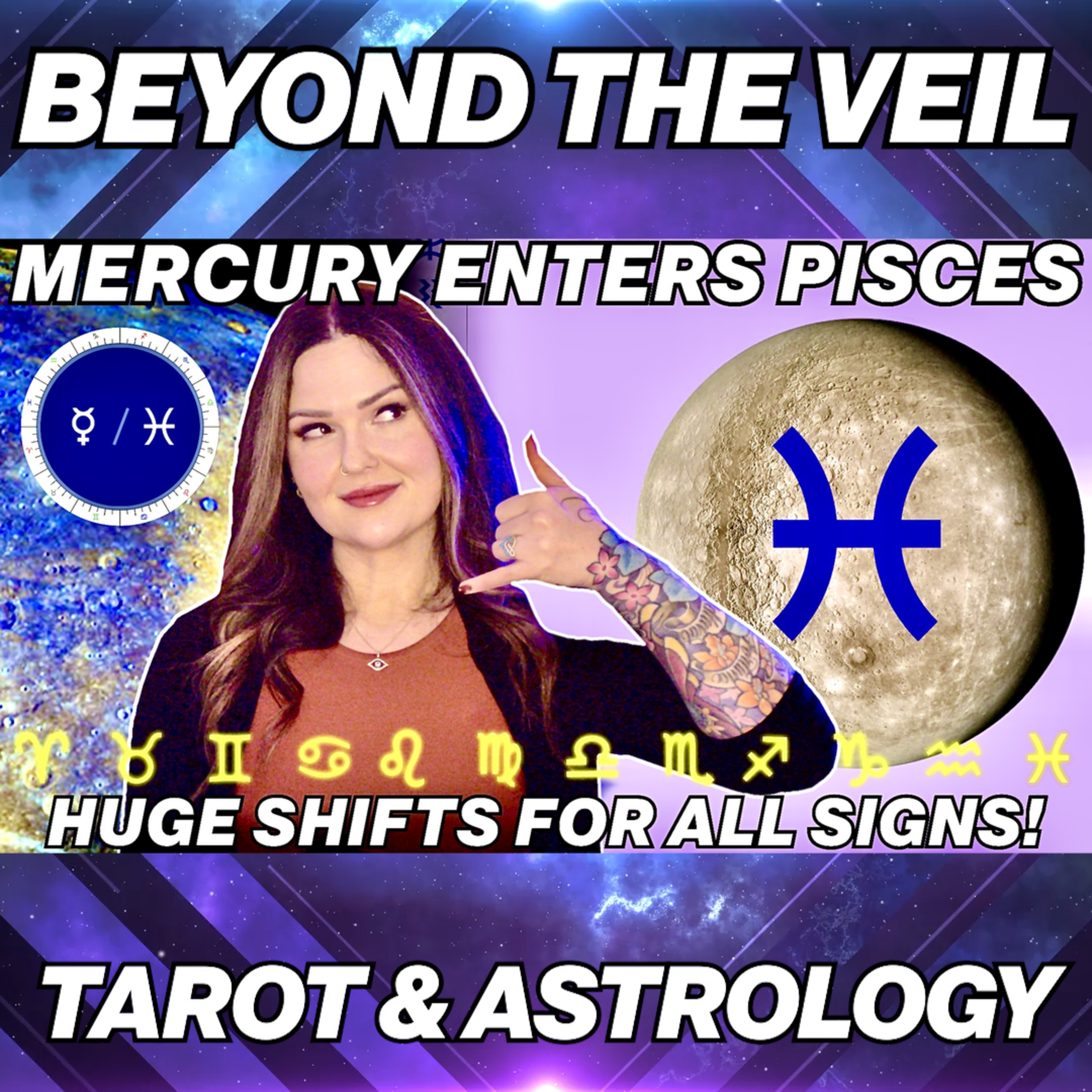 Mercury Enters Pisces 2026 ♓ What It Means for ALL 12 Signs (Huge Intuitive Shift!)