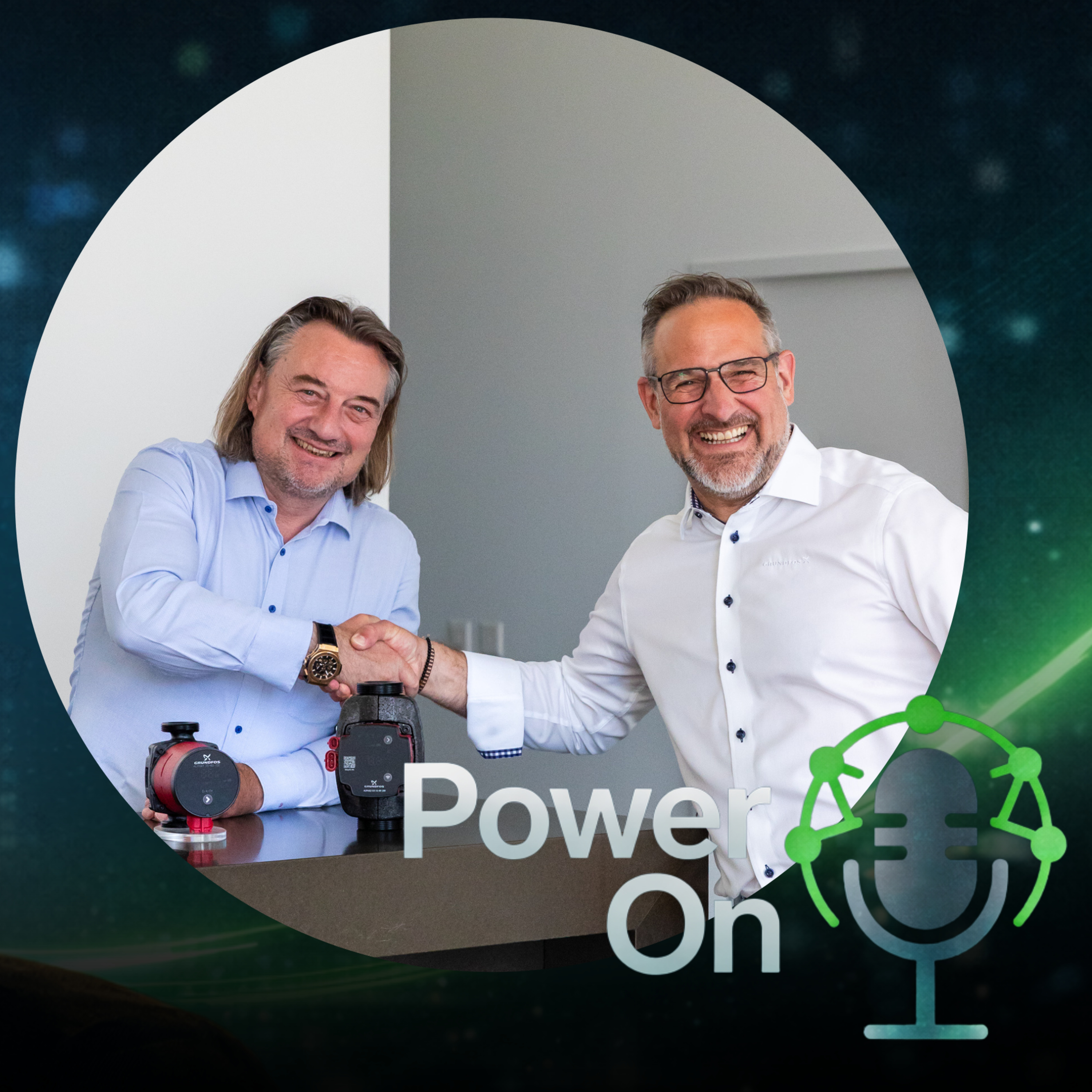 Energiezukunft beginnt nicht nur beim Kraftwerk, auf dem Dach oder im Stromnetz. Manchmal beginnt sie im Keller – bei einem Bauteil, das einfach effizienter arbeitet. – Fabian Seeberger, Grundfos episode artwork