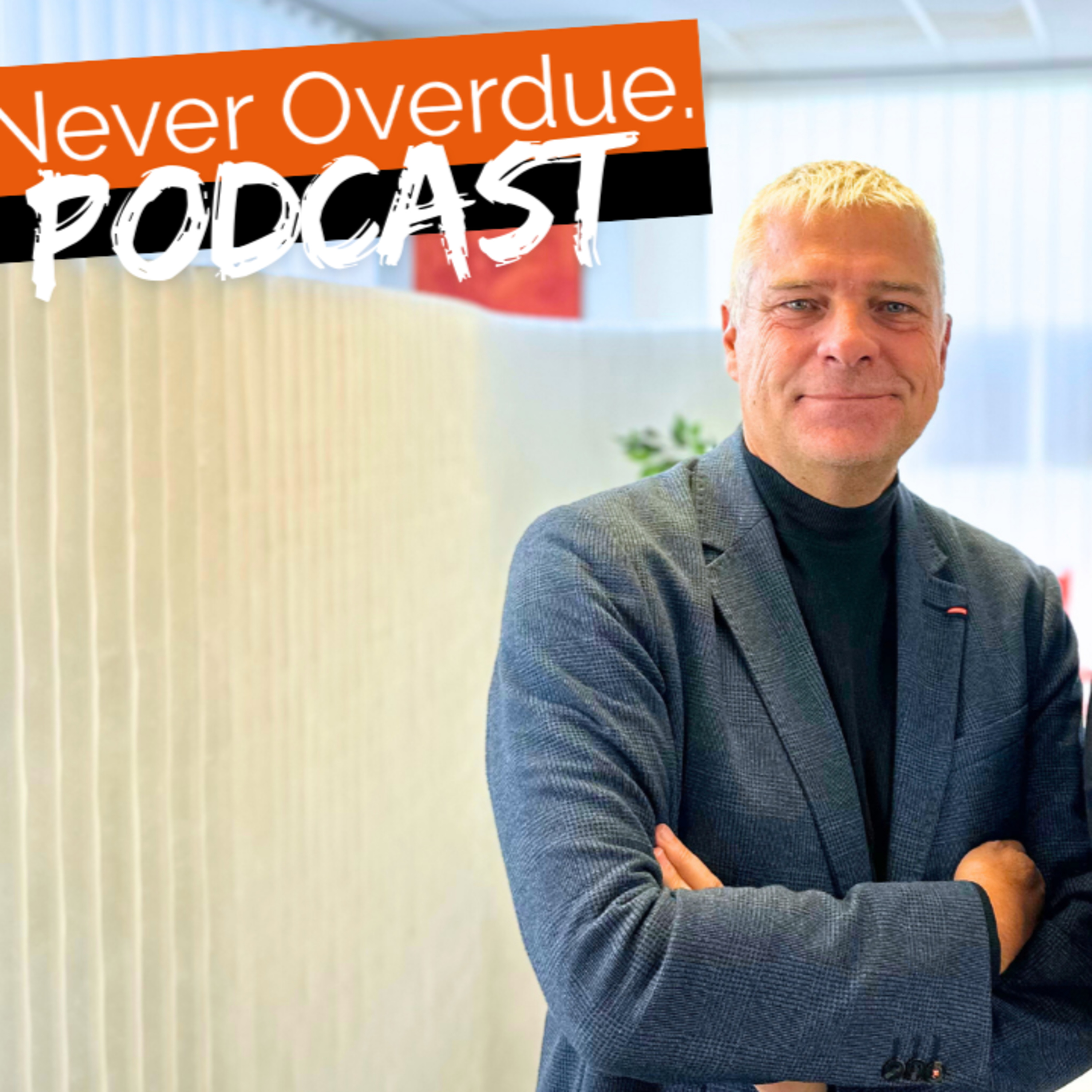 Never Overdue Podcast met Frank Van den Steen episode artwork