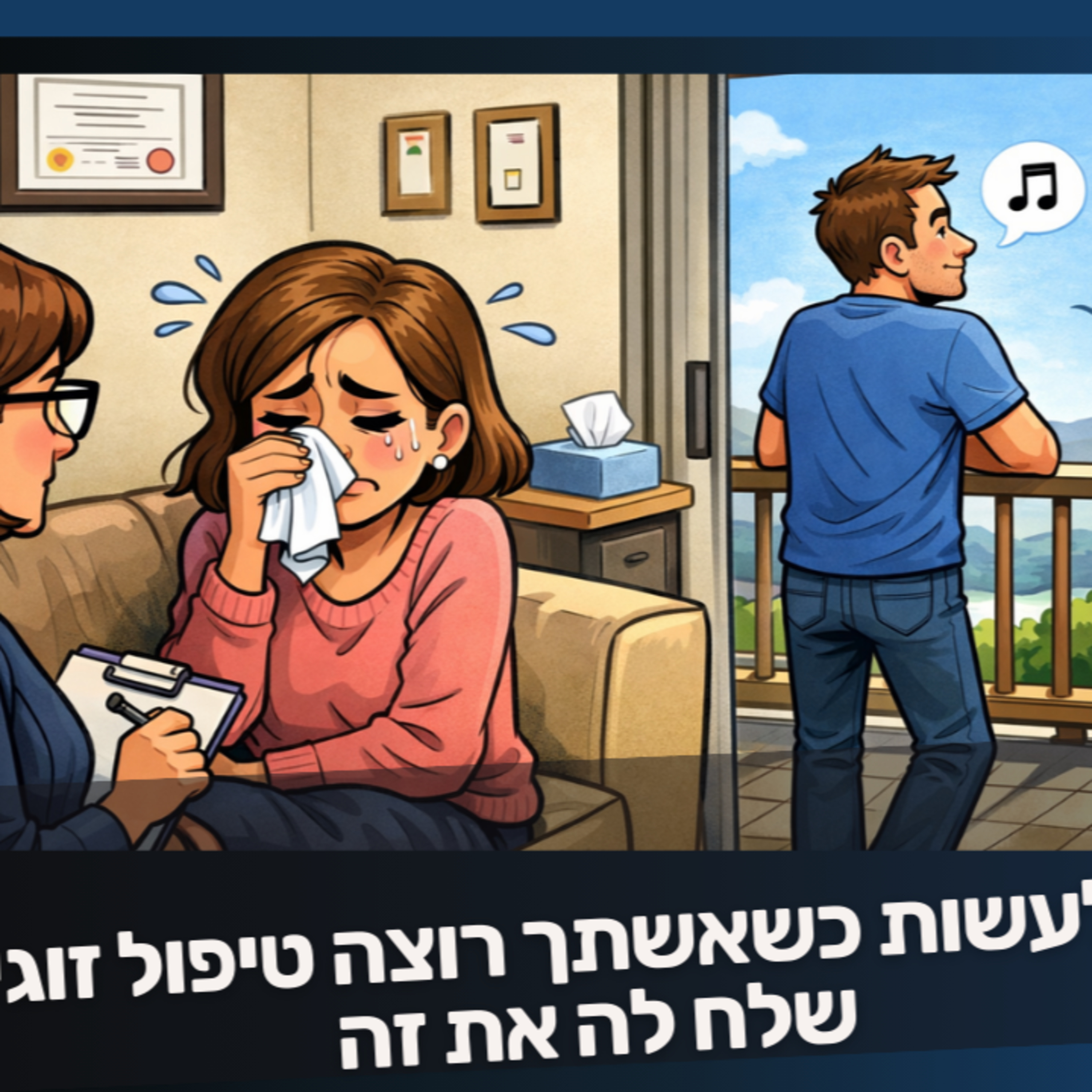  מה לעשות כשאשתך רוצה טיפול זוגי? - שלח לה את זה  episode artwork