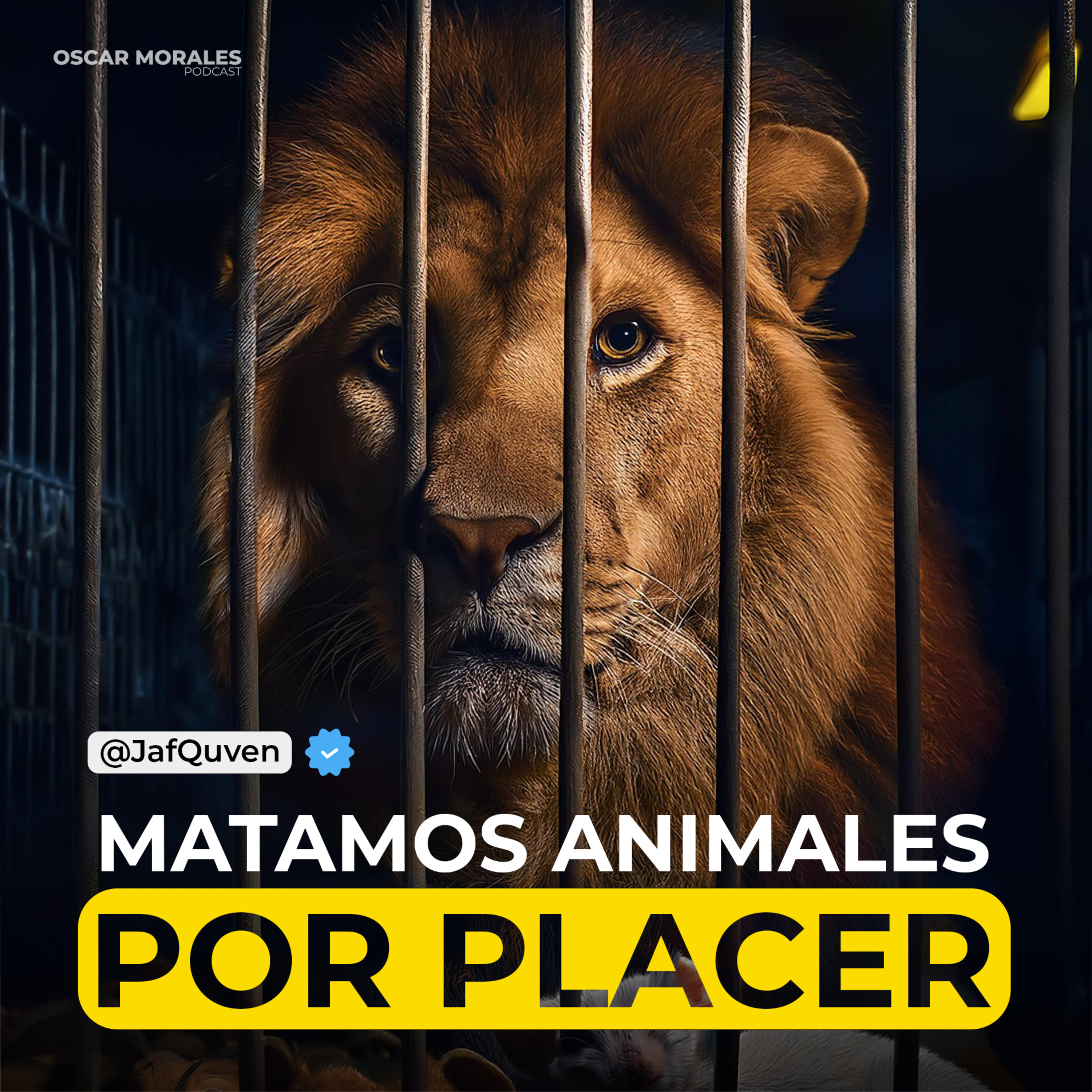 LOS ANIMALES SON PERSONAS Y LOS MAT4MOS "SERES NO HUMANOS" Jafet Quintero | Oscar Morales Podcast episode artwork