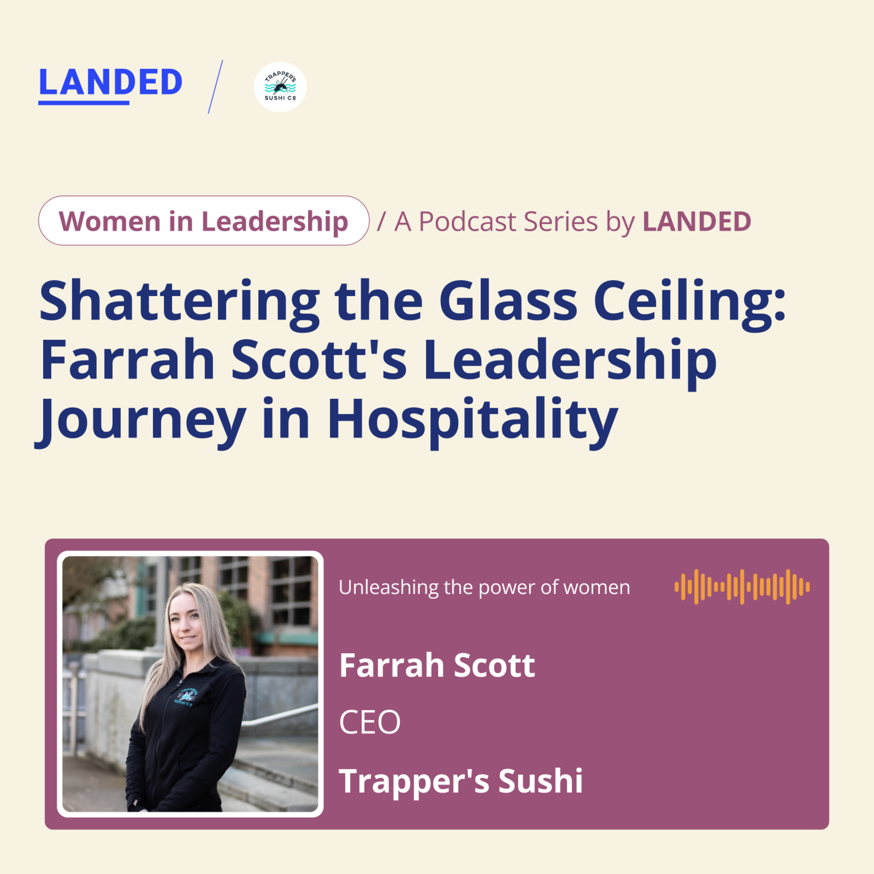 Women in Leadership - A Podcast Series by LANDED