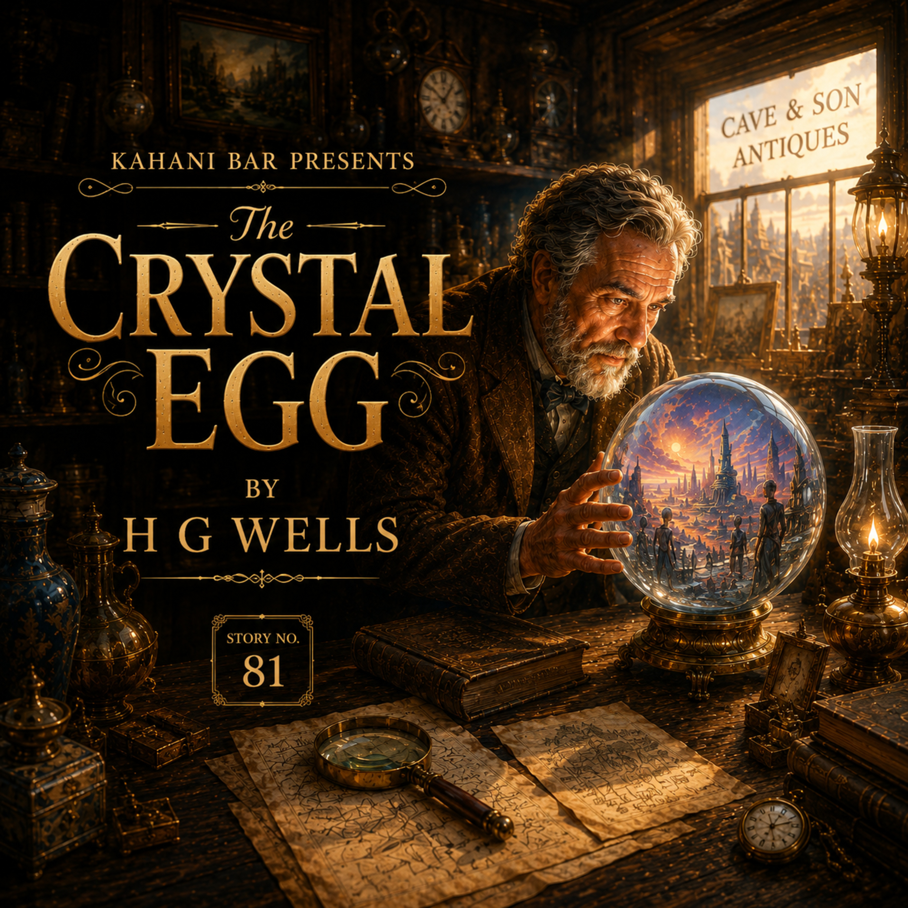 The Crystal Egg | H.G. Wells | Kahani Bar episode artwork