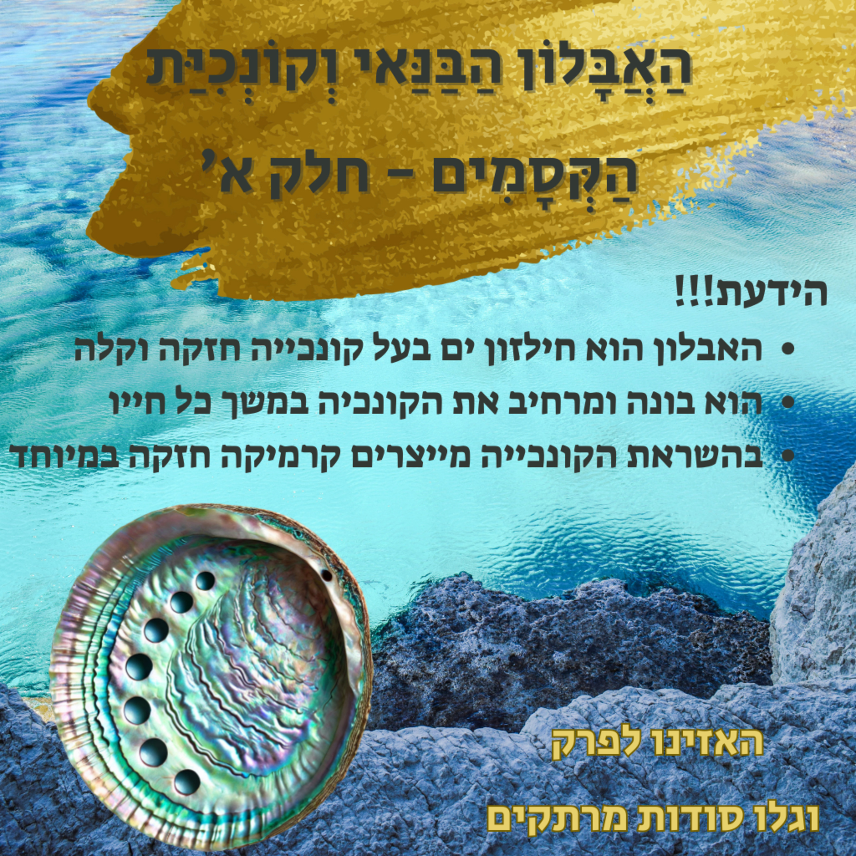 האבלון הבנאי וקונכיית הקסמים - חלק ראשון episode artwork