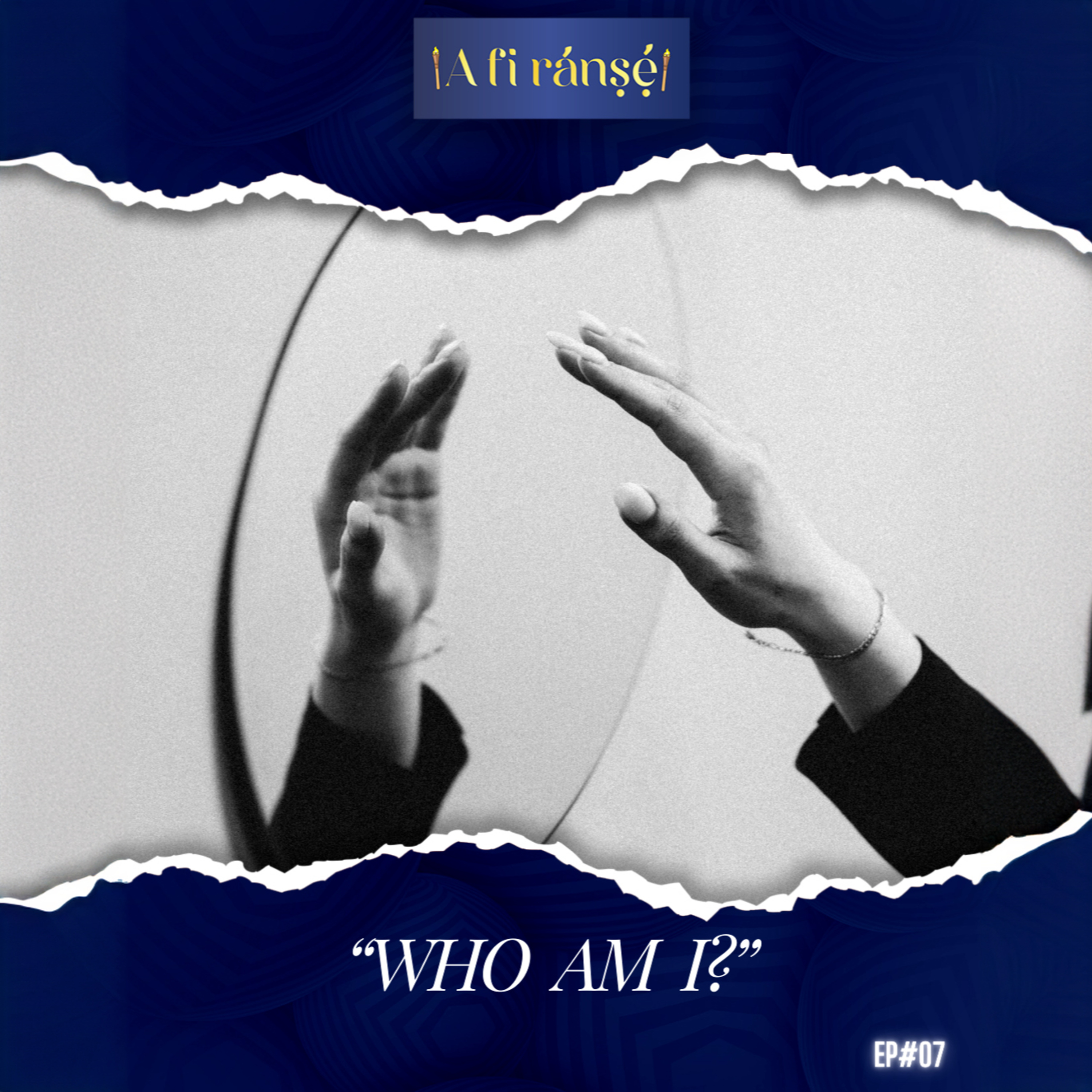 "who am I?' episode artwork