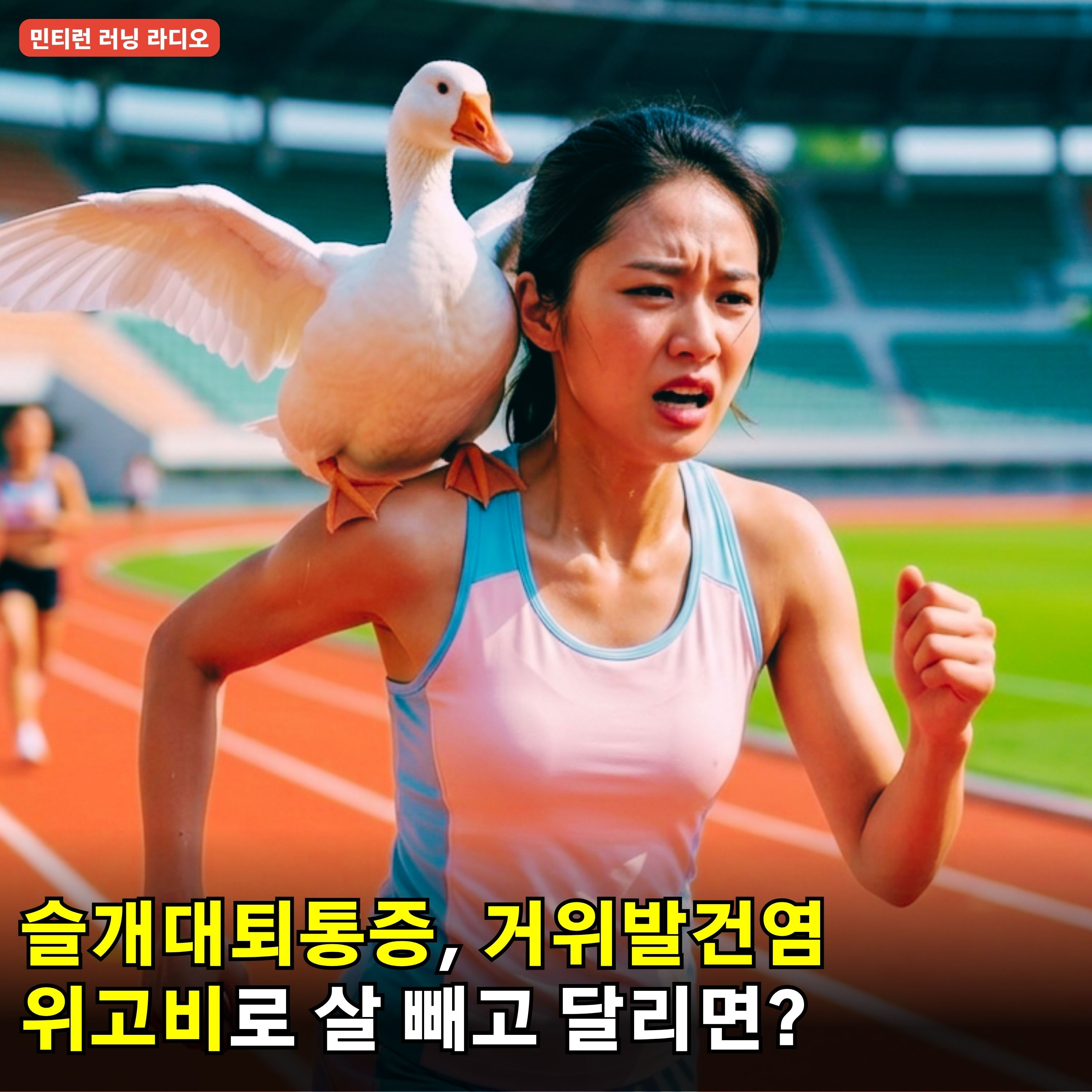 [러닝 라디오 766회] 거위발건염, 슬개골 부상 | 위고비, 마운자로로 체중을 줄인 후 | 마라톤대회 같이 나가요 | 처음 달리기를 했던 장소 | 조급한 마음의 문제 episode artwork