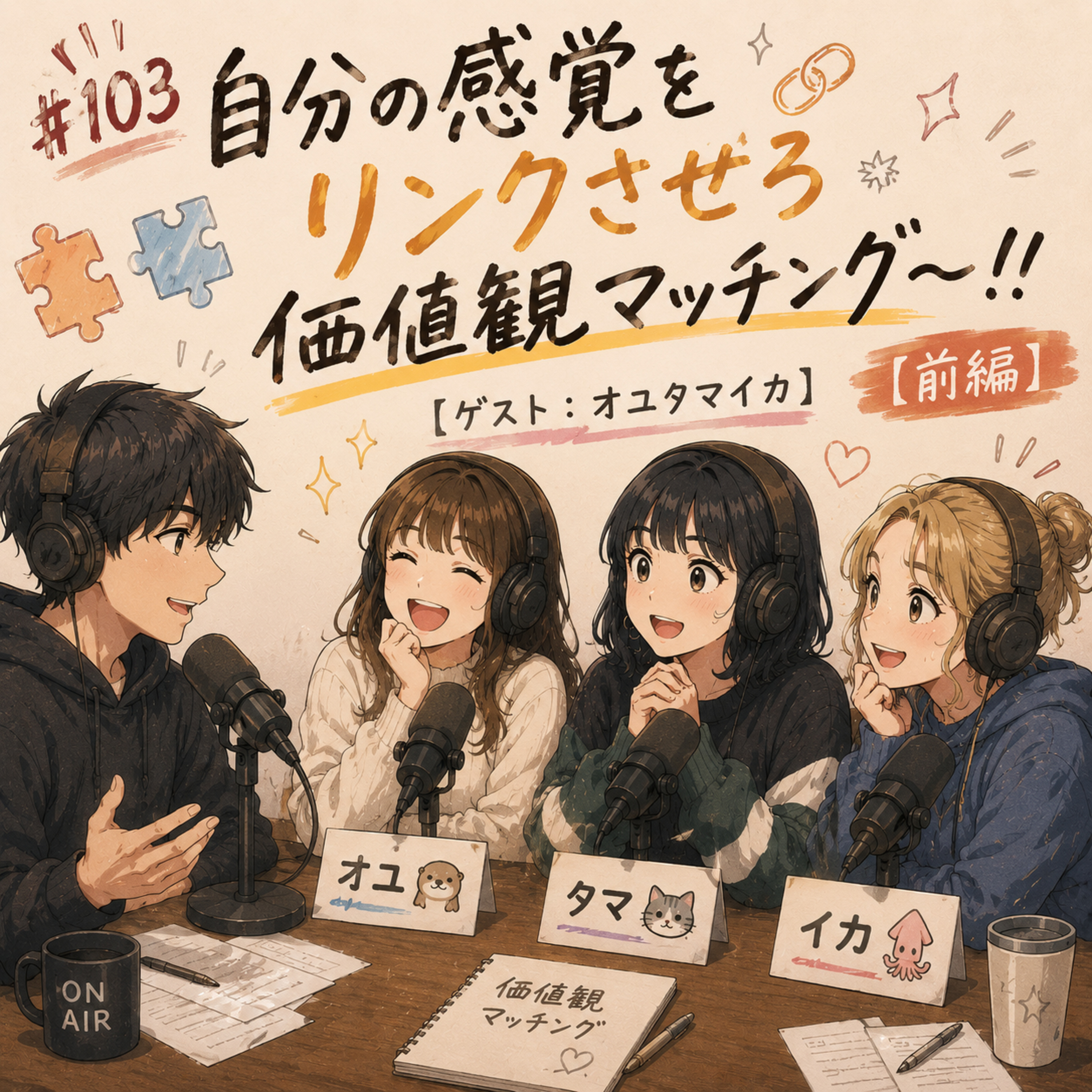 #103 自分の感覚をリンクさせろ価値観マッチング～！！【ゲスト：オユタマイカ】【前編】 episode artwork