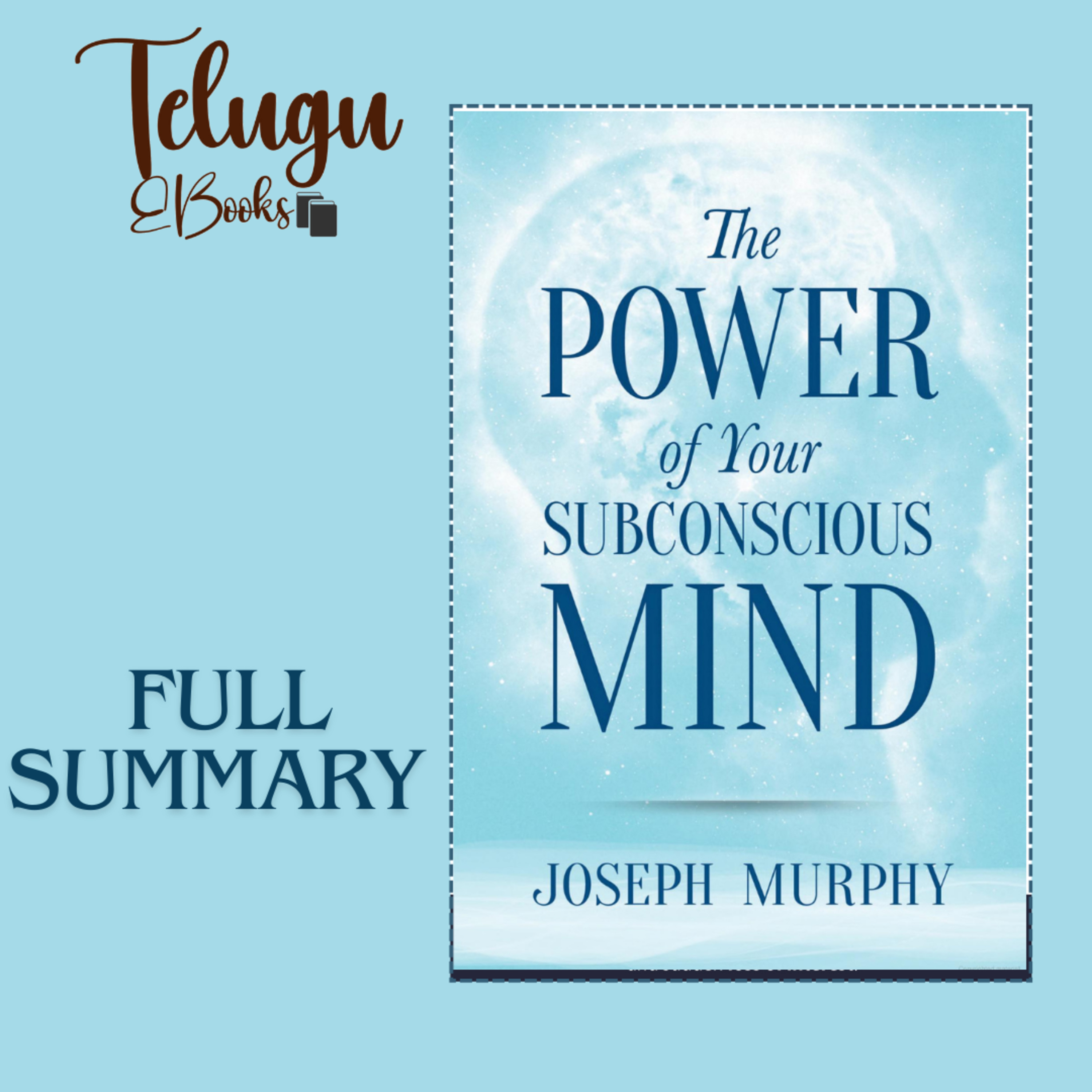 Telugu EBooks- Power of your subconscious mind Complete Book Summary Analysis In Telugu  episode artwork