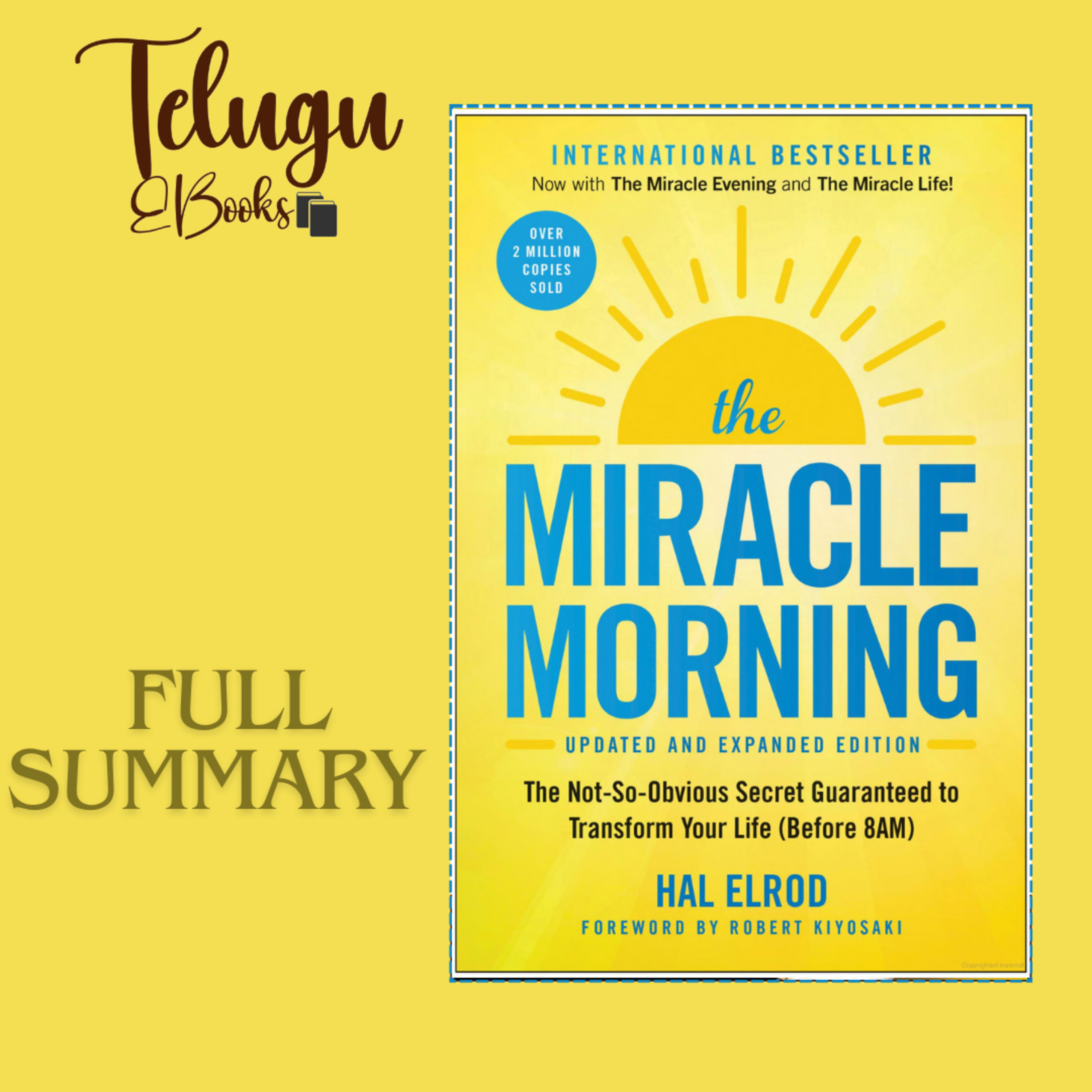 Telugu EBooks - Miracle Morning: Transform Your Mornings, Transform Your Life - Telugu Summary episode artwork