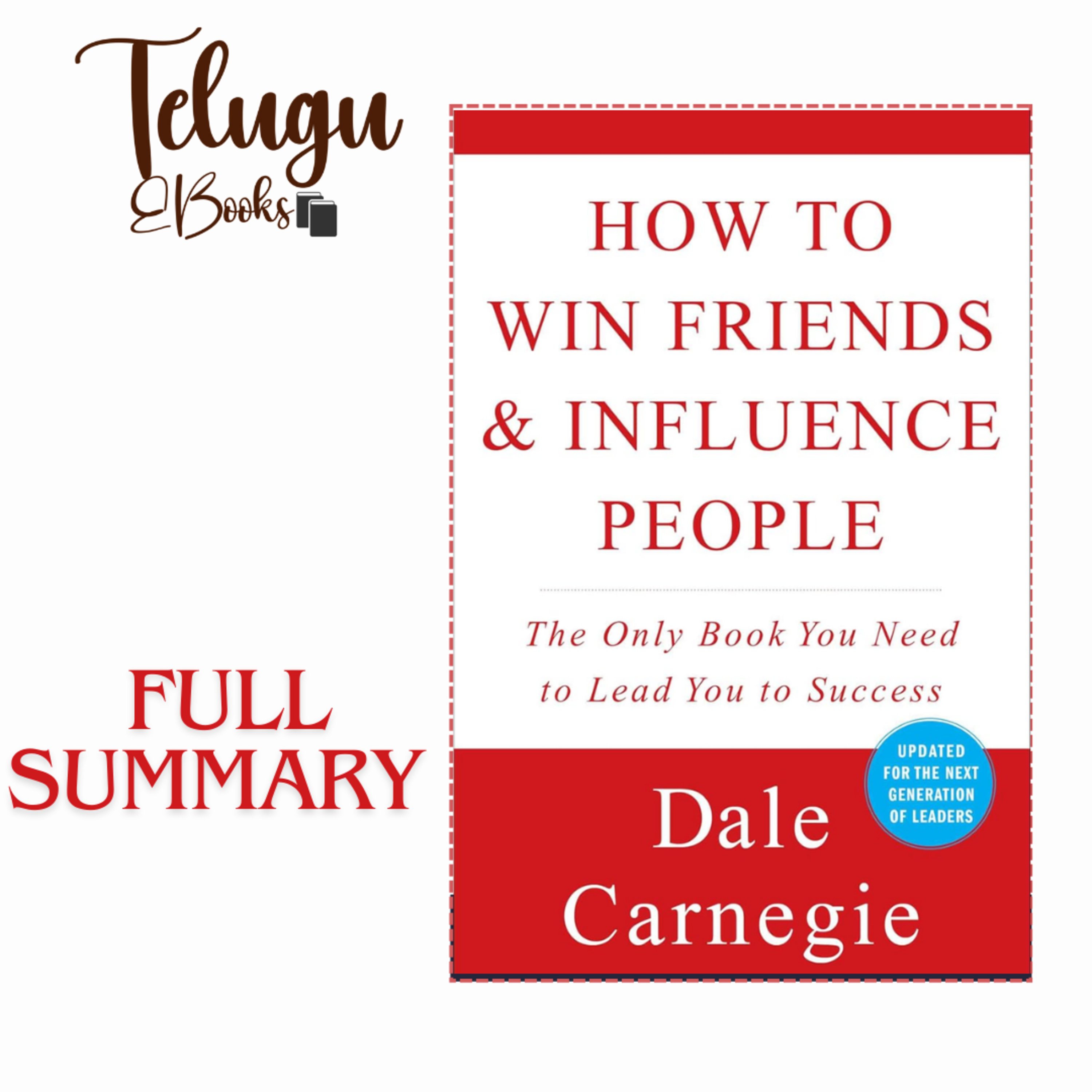 Telugu EBooks - How to Win Friends and Influence People Book Summary Analysis In Telugu episode artwork