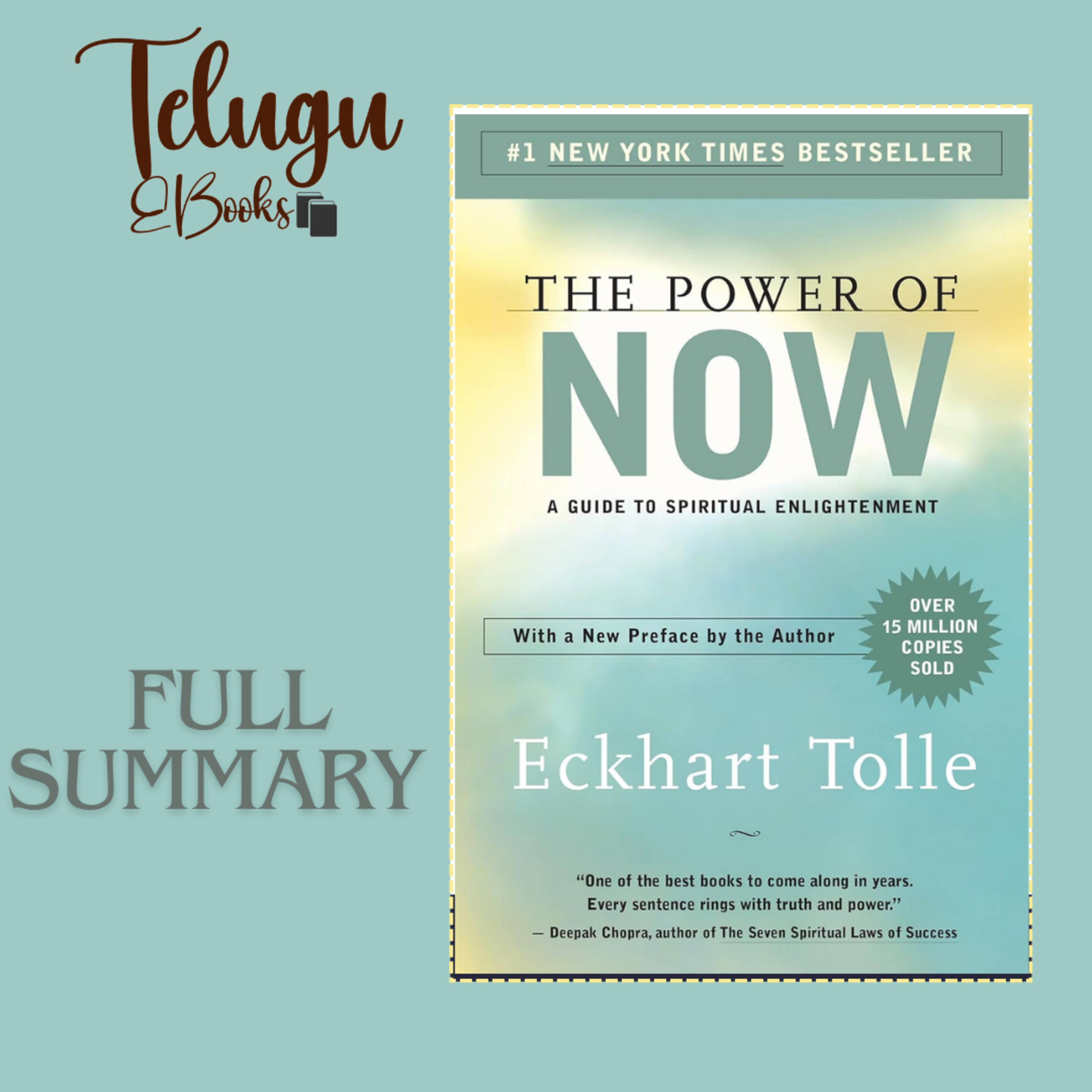 Telugu EBooks - The Power of Now: A Guide to Spiritual Enlightenment Book Summary In Telugu episode artwork