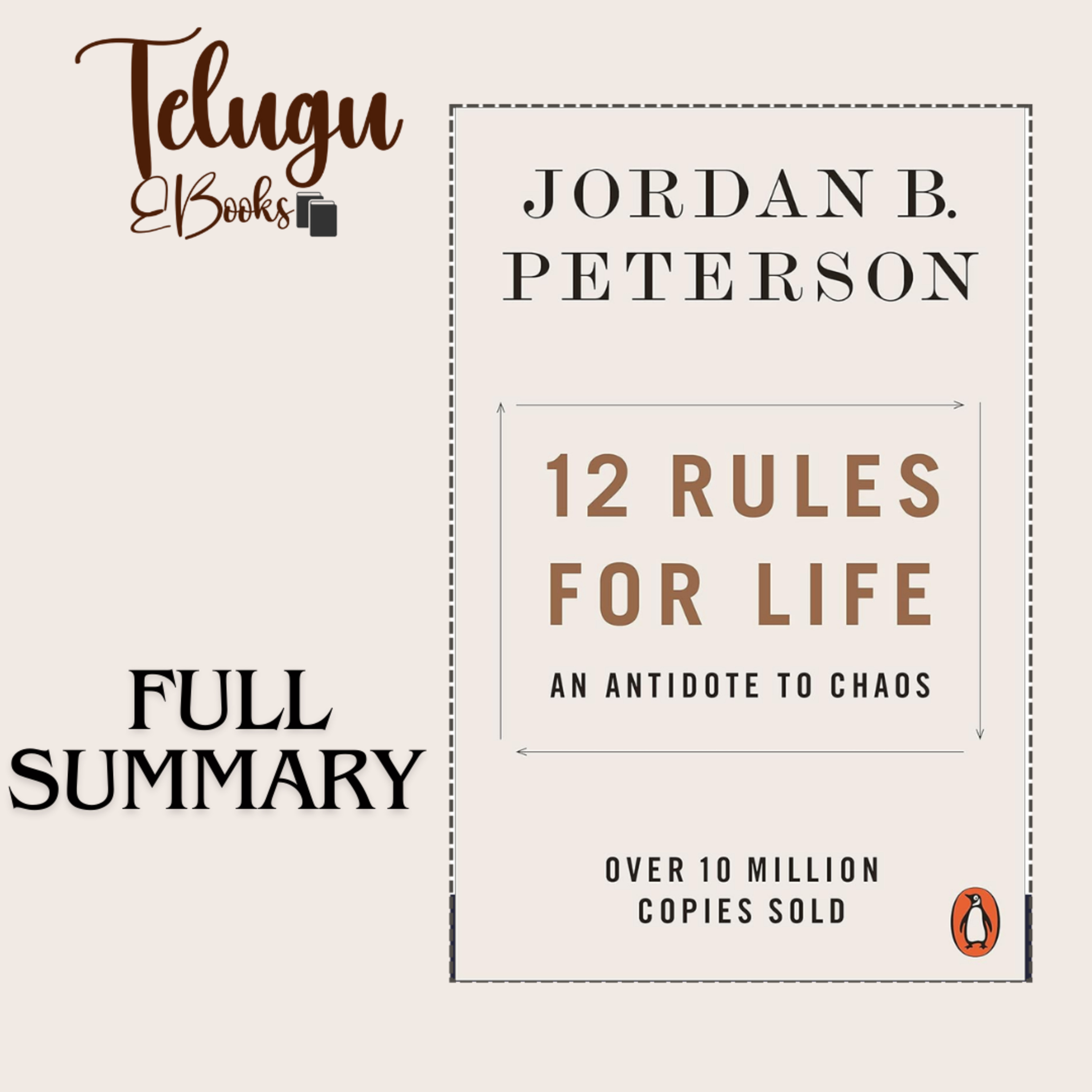 Telugu EBooks - 12 Rules for Life Book Summary In Telugu episode artwork
