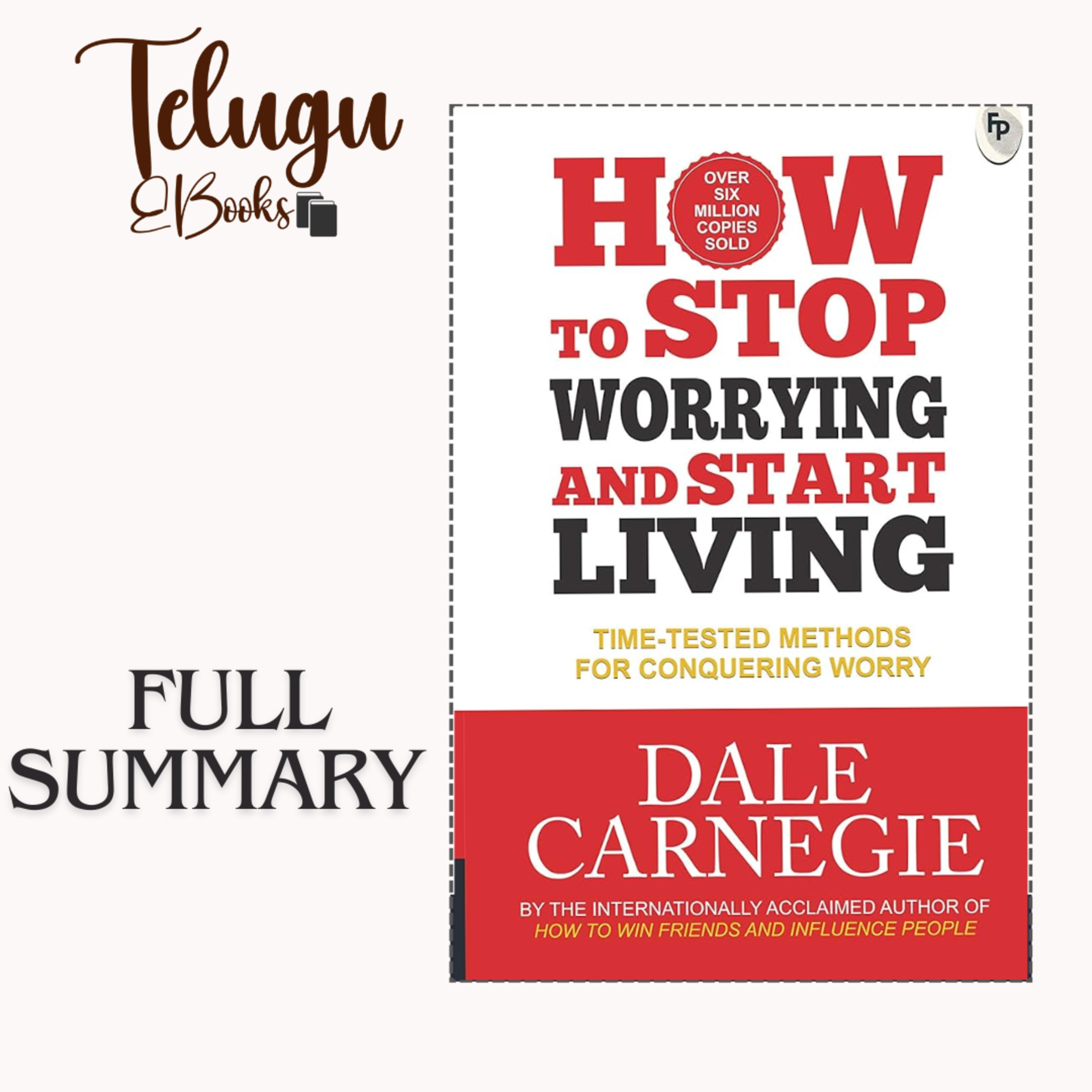Telugu EBooks- How to Stop Worrying and Start Living Book Summary In Telugu episode artwork
