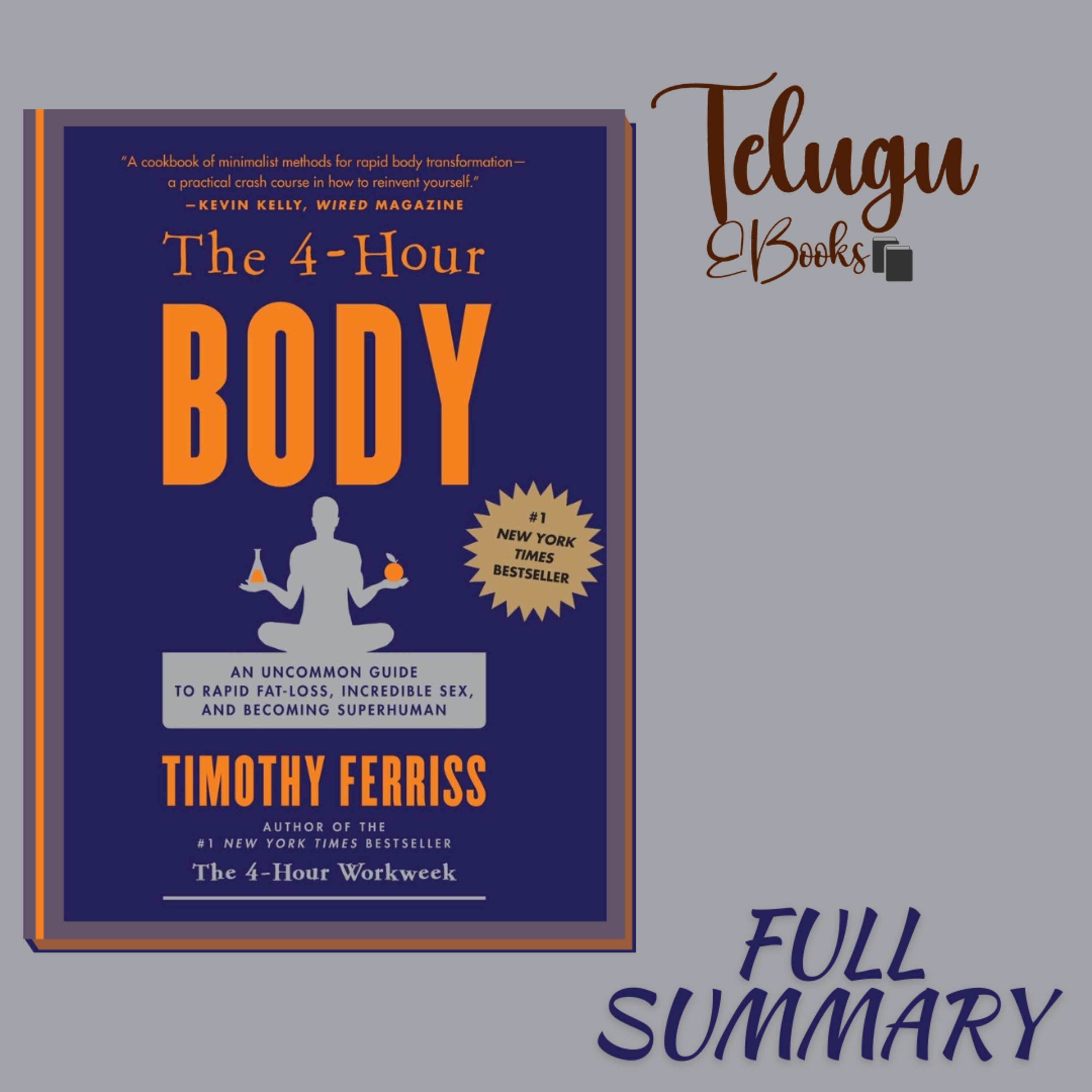 The 4-Hour Body: Hack Your Health & Transform in No Time! | Telugu EBooks episode artwork
