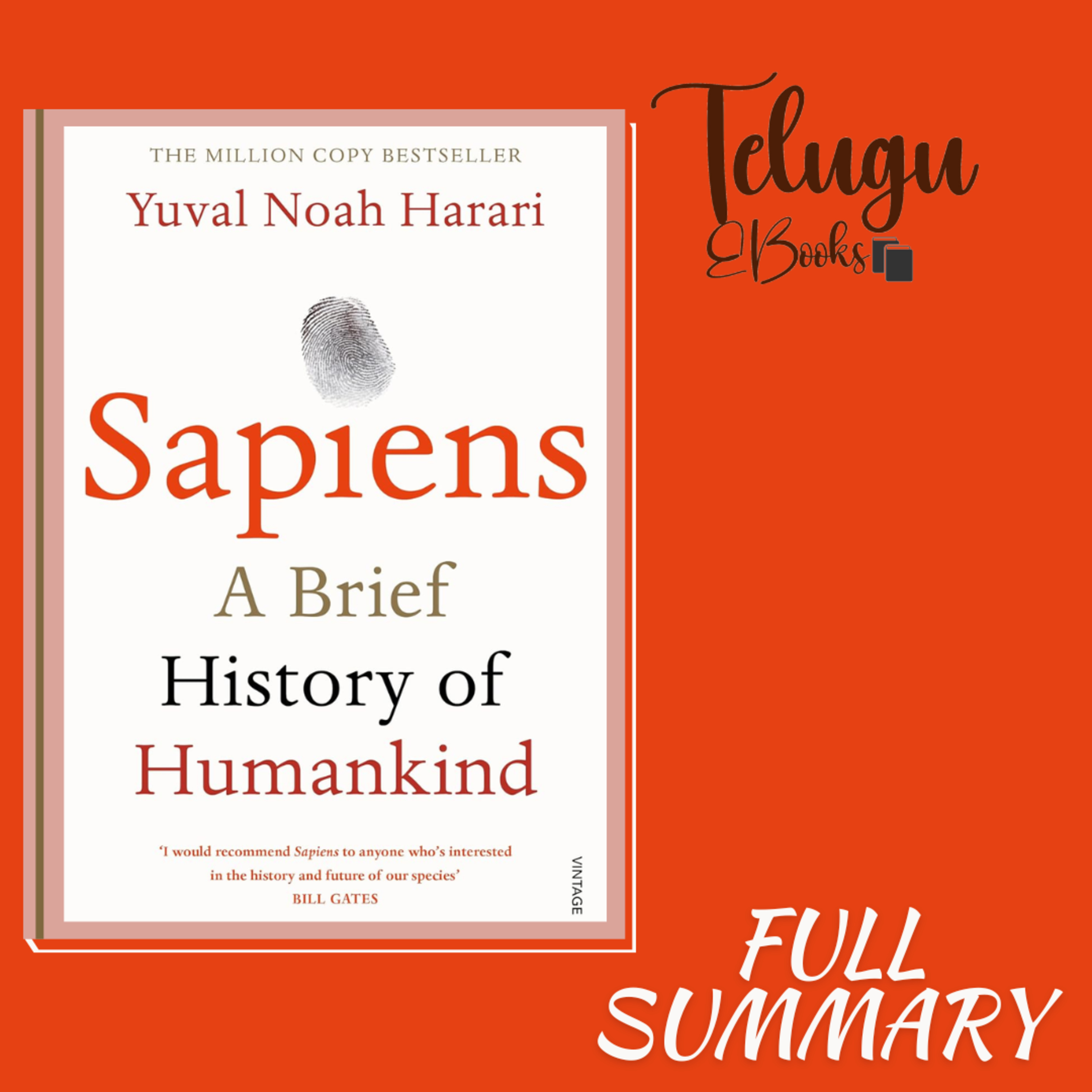 Sapiens: How We Became the Rulers of the World! | Telugu EBooks episode artwork