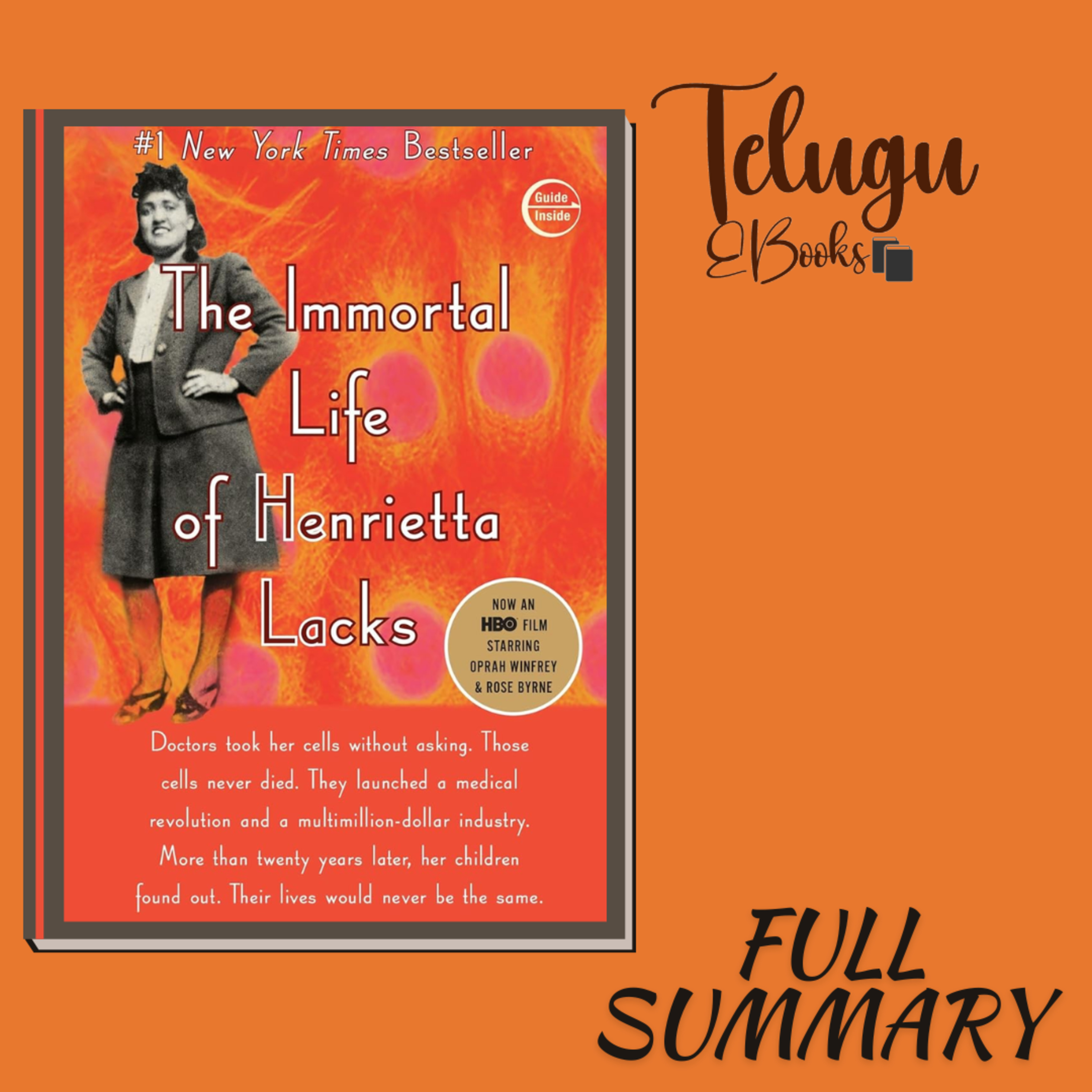The Immortal Life of Henrietta Lacks: The Woman Who Changed Science Forever! | Telugu EBooks episode artwork