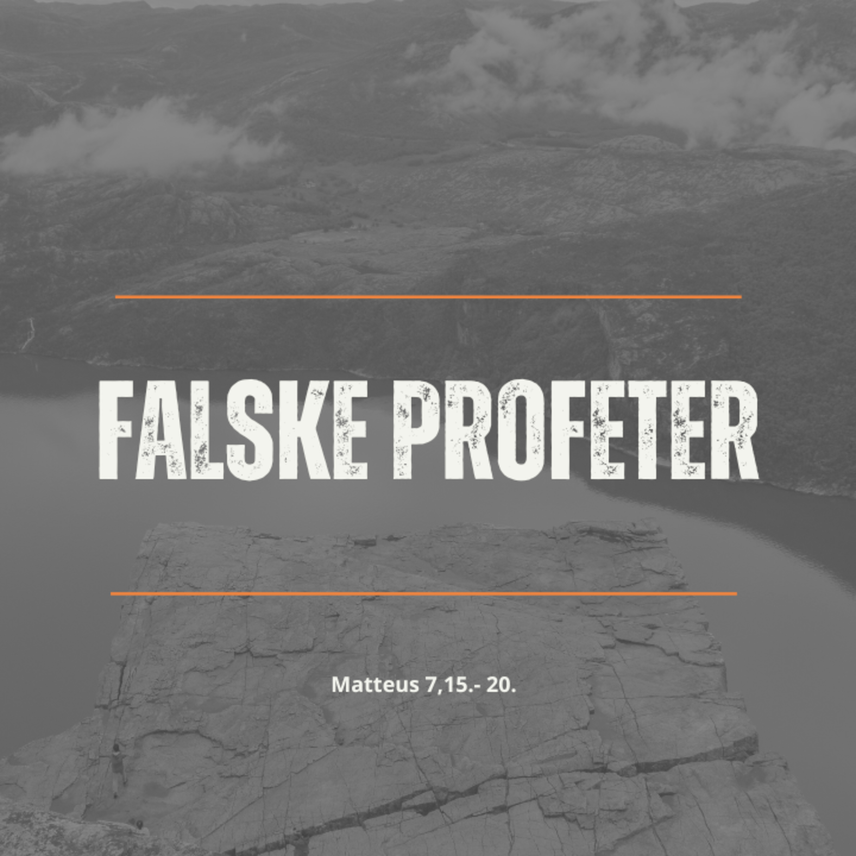 Falske profeter - Bergprekenen Matteus 7,15-20 episode artwork