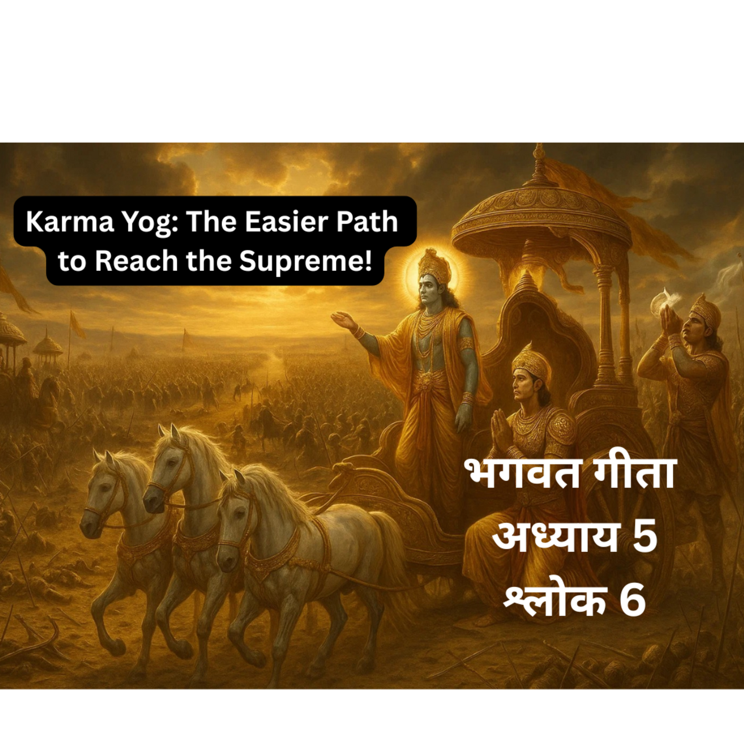 Karma Yog: The Easier Path to Reach the Supreme | Bhagavad Gita Chapter 5 Shlok 6 Explained | Sanatan Strings episode artwork