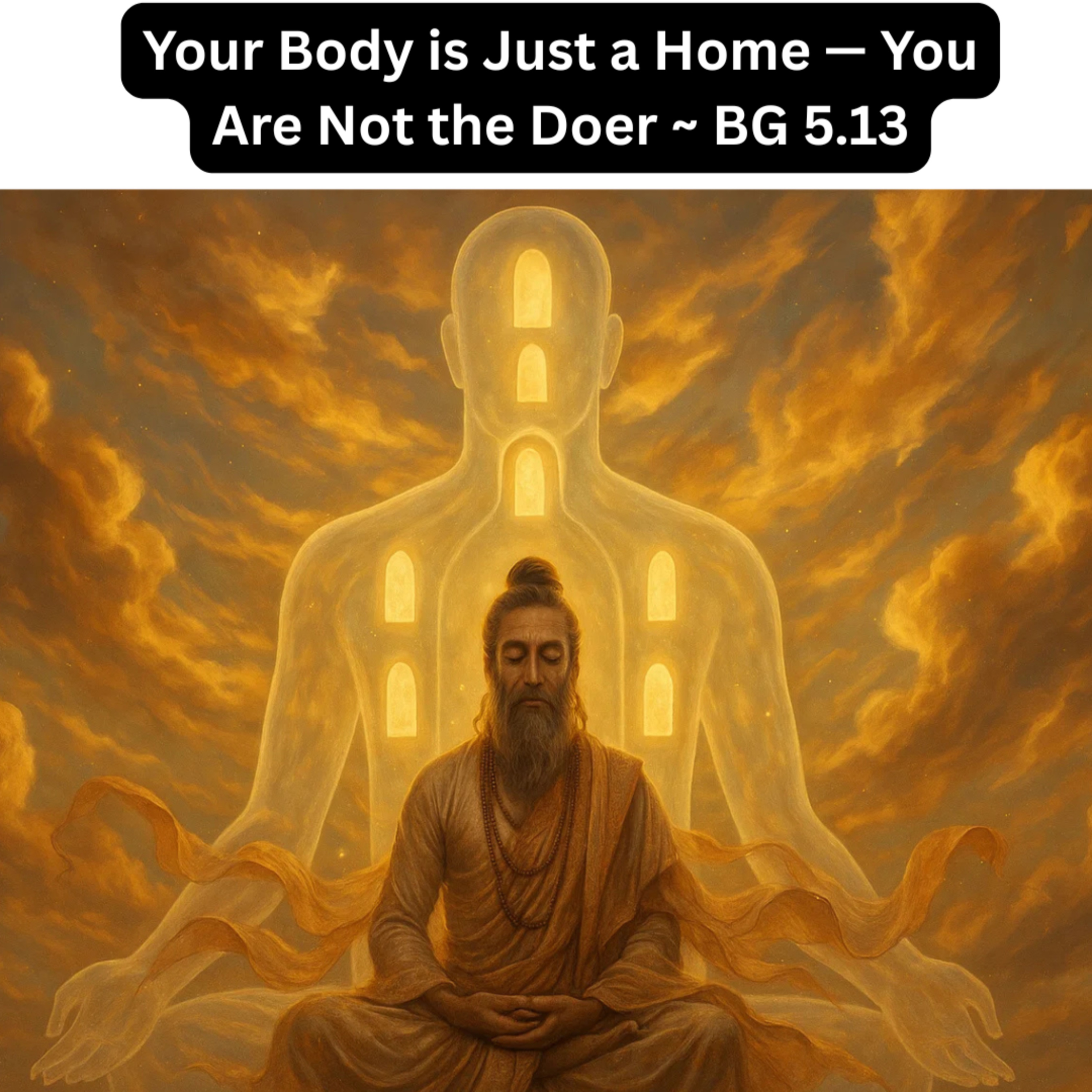 Your Body is Just a Home — You Are Not the Doer | Bhagavad Gita Chapter 5 Shlok 13 Explained episode artwork