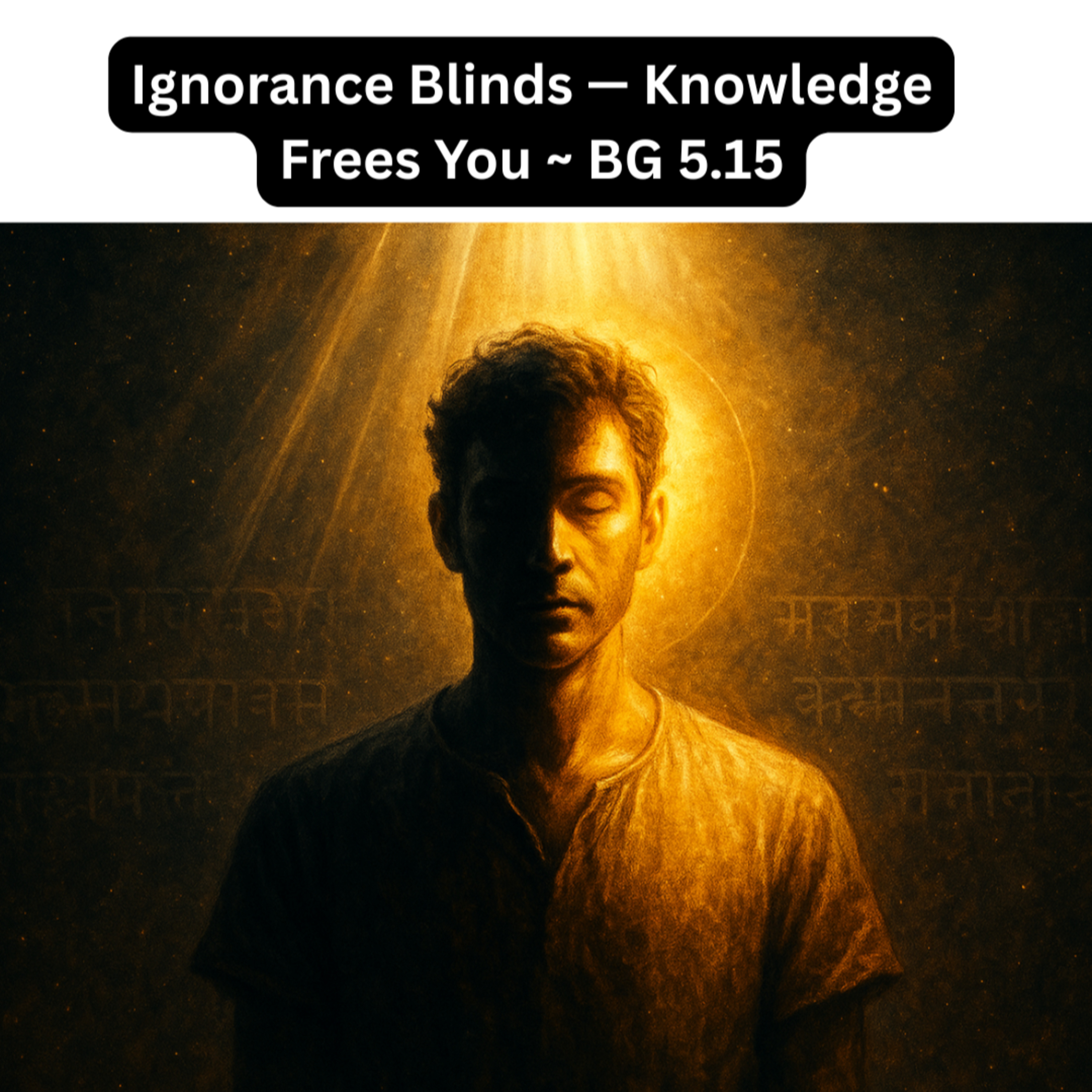 Ignorance Blinds, Knowledge Frees — Bhagavad Gita Chapter 5 Shlok 15 Explained Hindi episode artwork