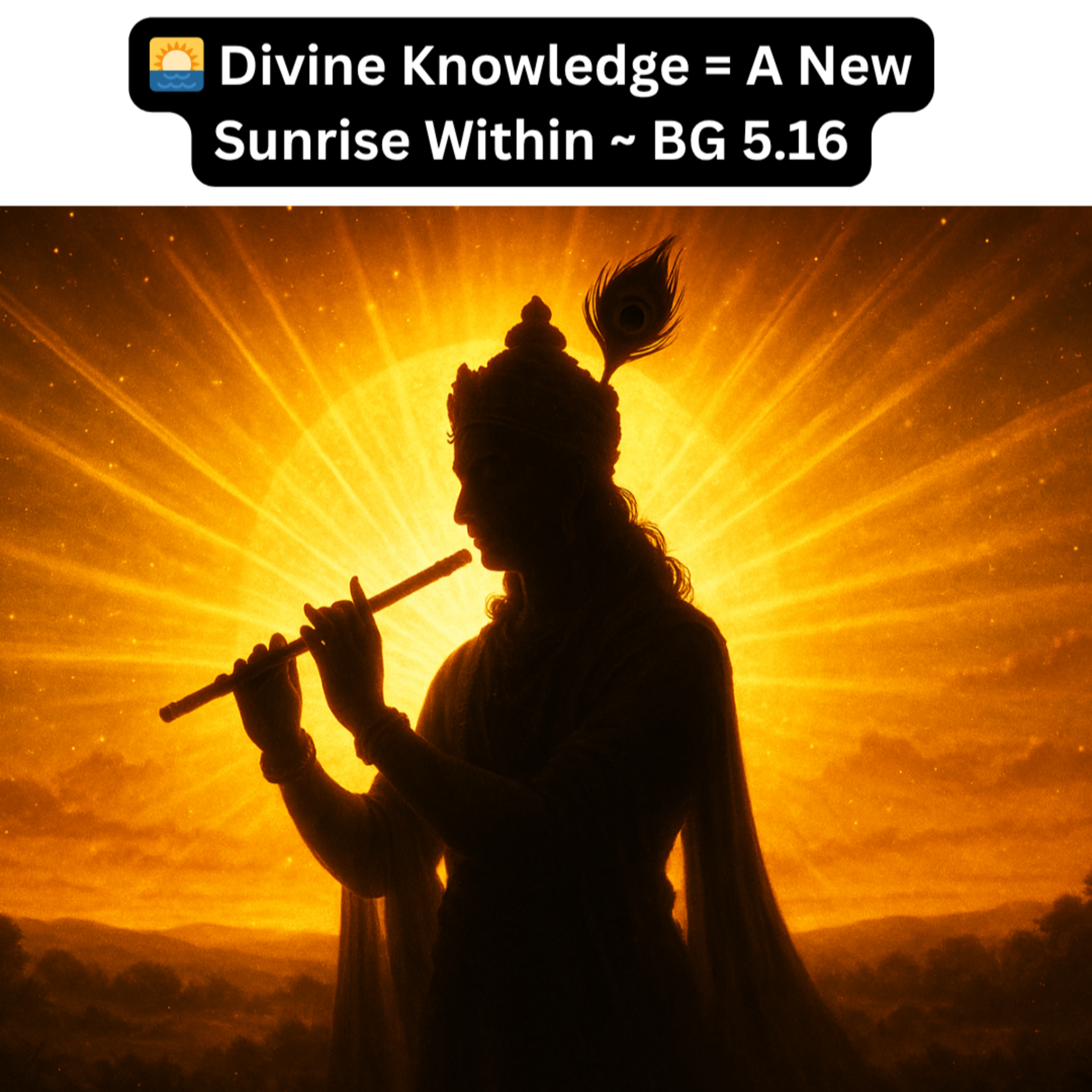 Divine Knowledge: The Inner Sunrise | Bhagavad Gita Chapter 5 Shlok 16 Explained Hindi episode artwork