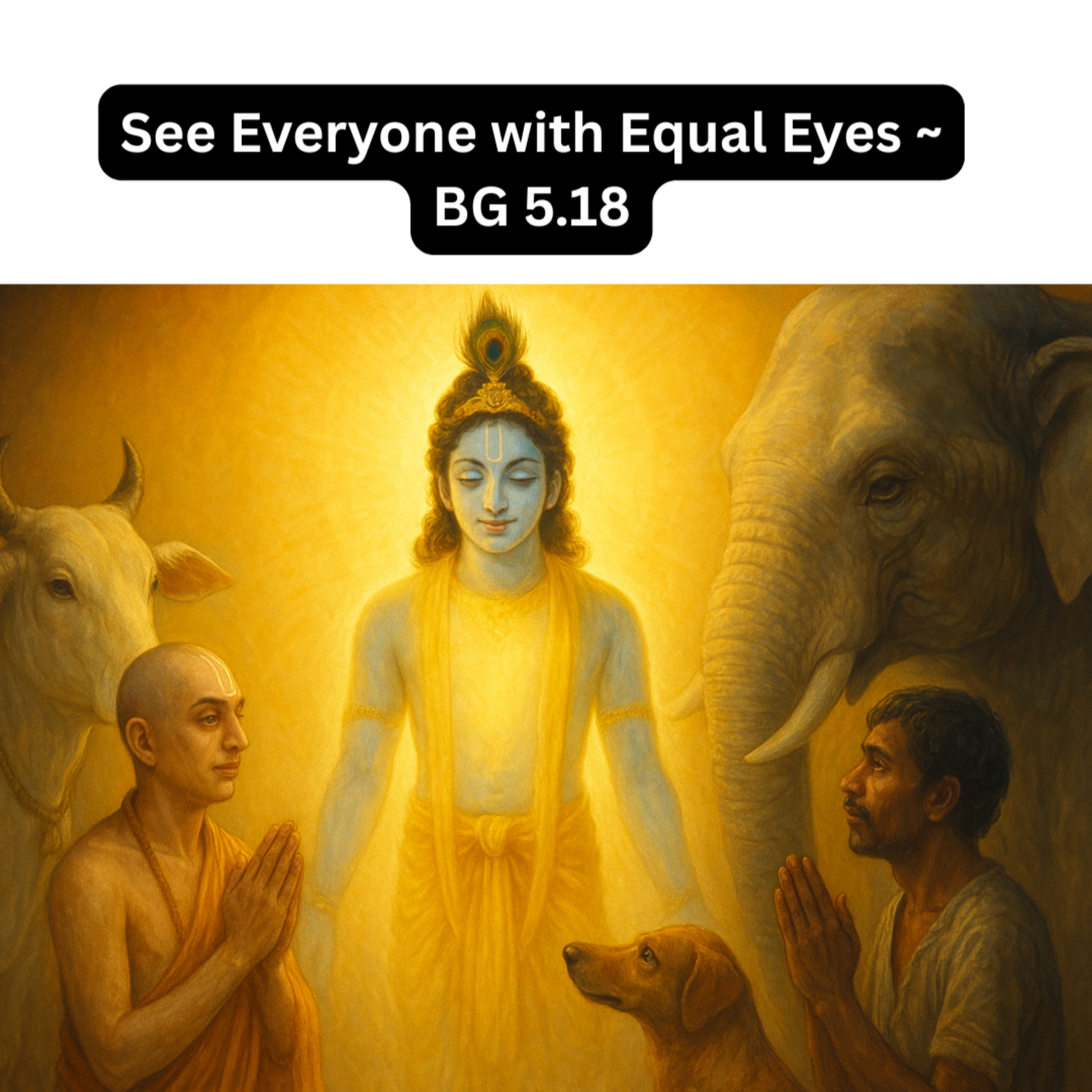 See Everyone with Equal Eyes | Bhagavad Gita Chapter 5 Shlok 18 Explained Hindi | Sanatan Strings episode artwork