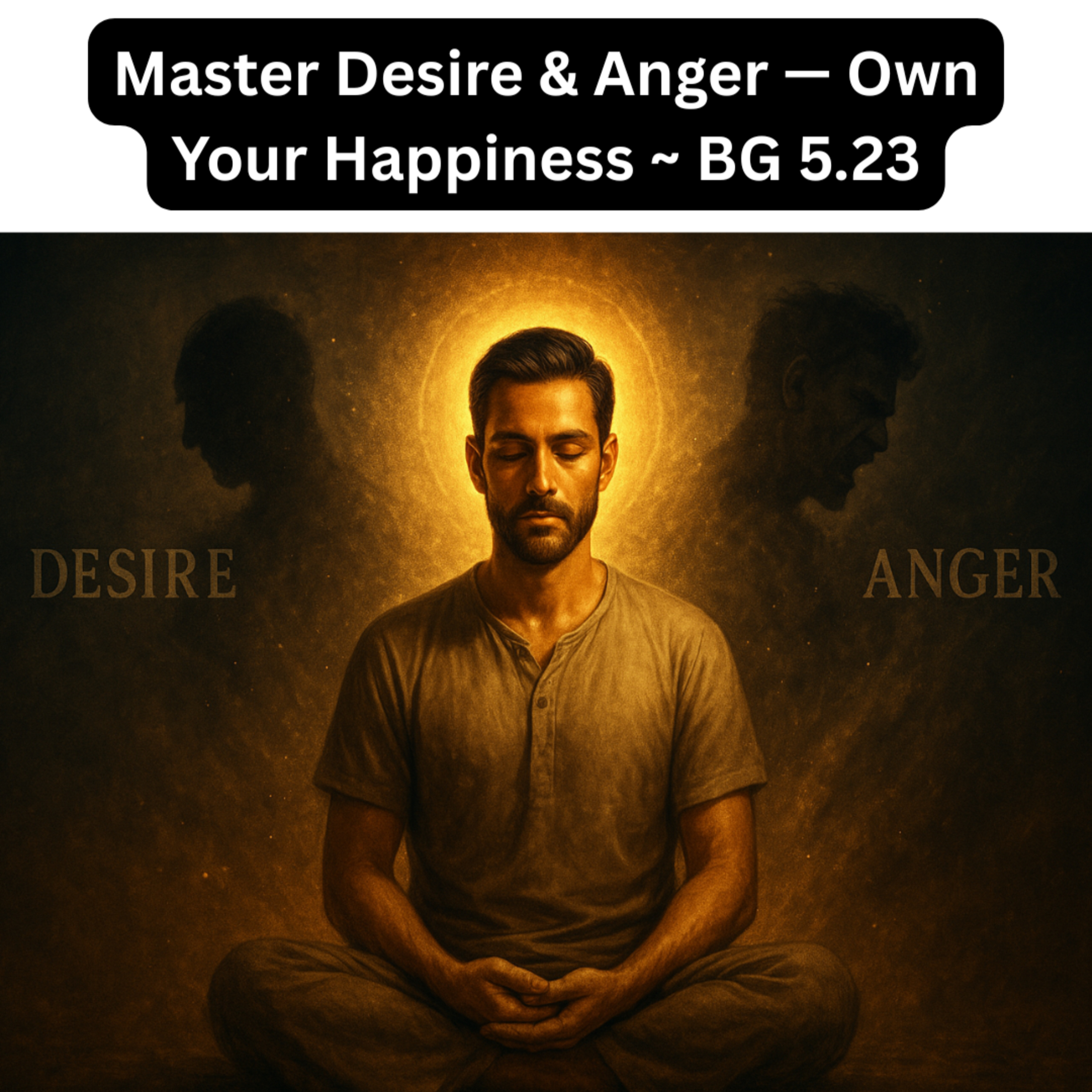 Master Desire & Anger — Krishna’s Formula for Real Happiness | Bhagavad Gita 5.23 Explained Hindi episode artwork