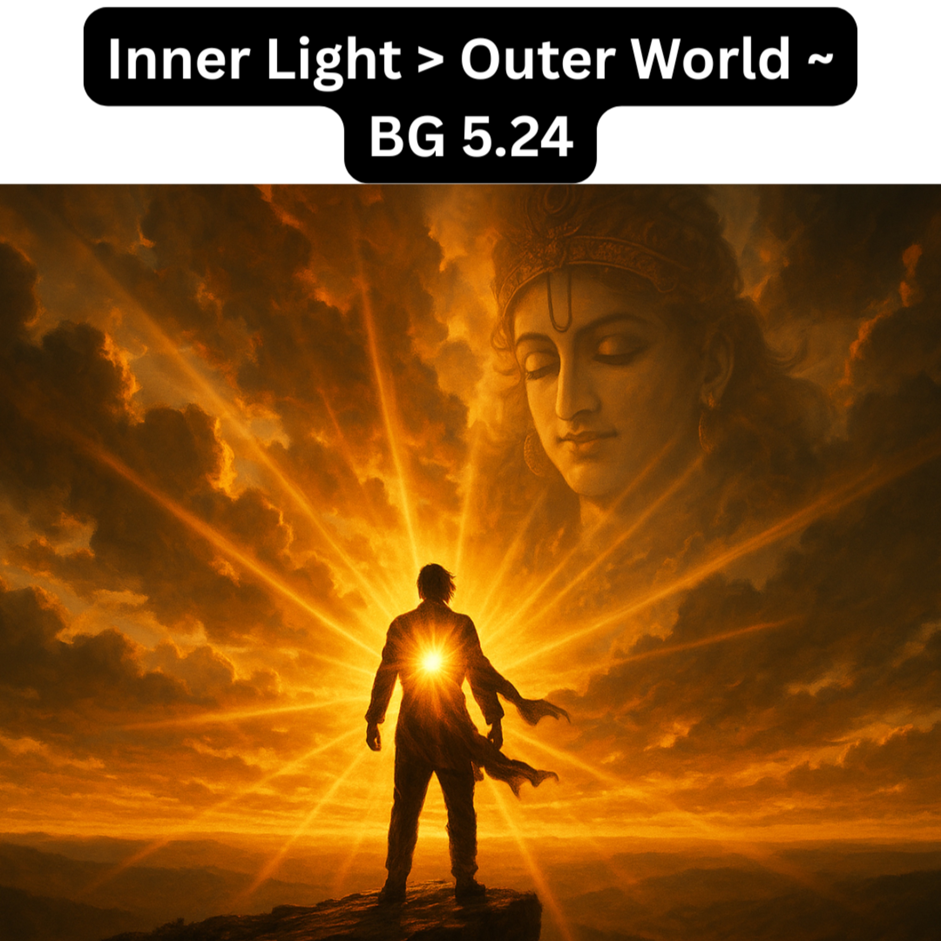 Inner Light is greater then Outer World | Bhagavad Gita Chapter 5 Shlok 24 Explained Hindi episode artwork