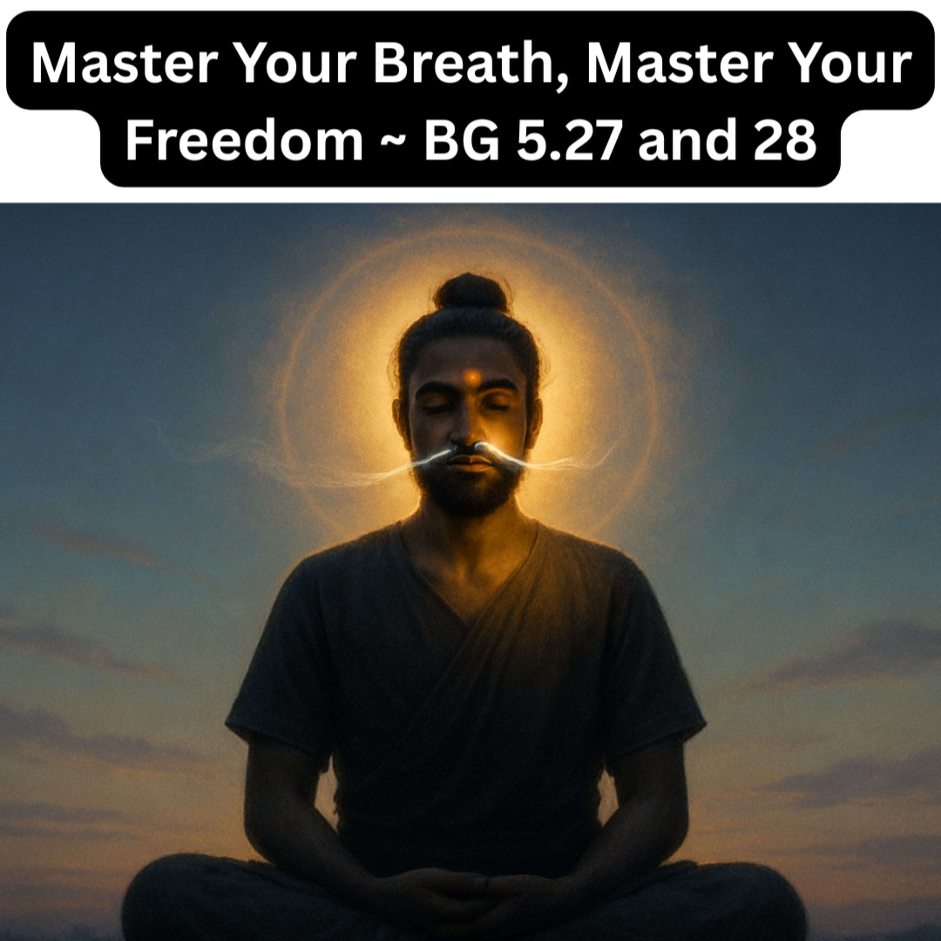 Master Your Mind & Breath — Krishna’s Secret to Inner Freedom (Bhagavad Gita 5.27–28) episode artwork