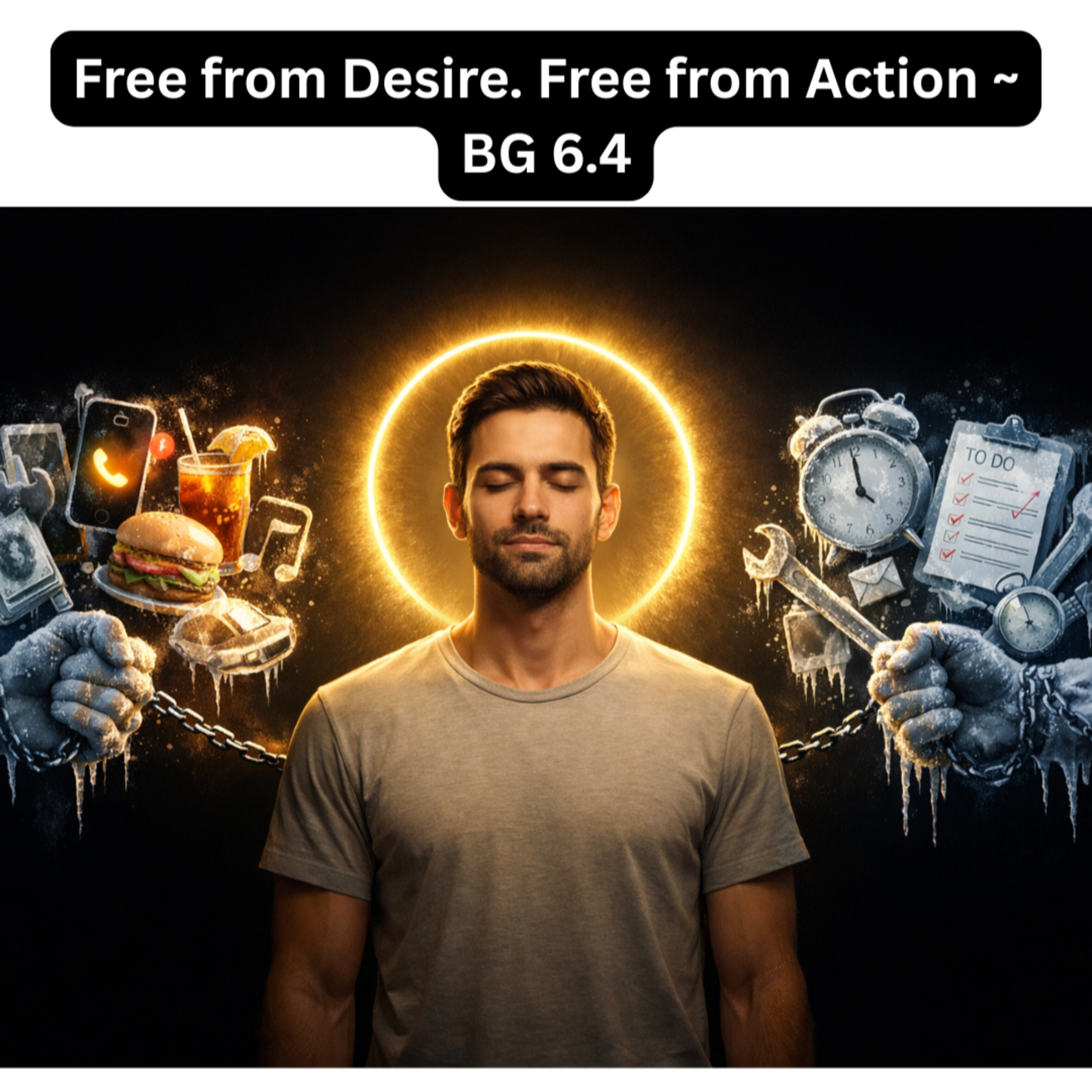 Free from Desire. Free from Action. | Bhagavad Gita Chapter 6 Shlok 4 Explained Hindi episode artwork