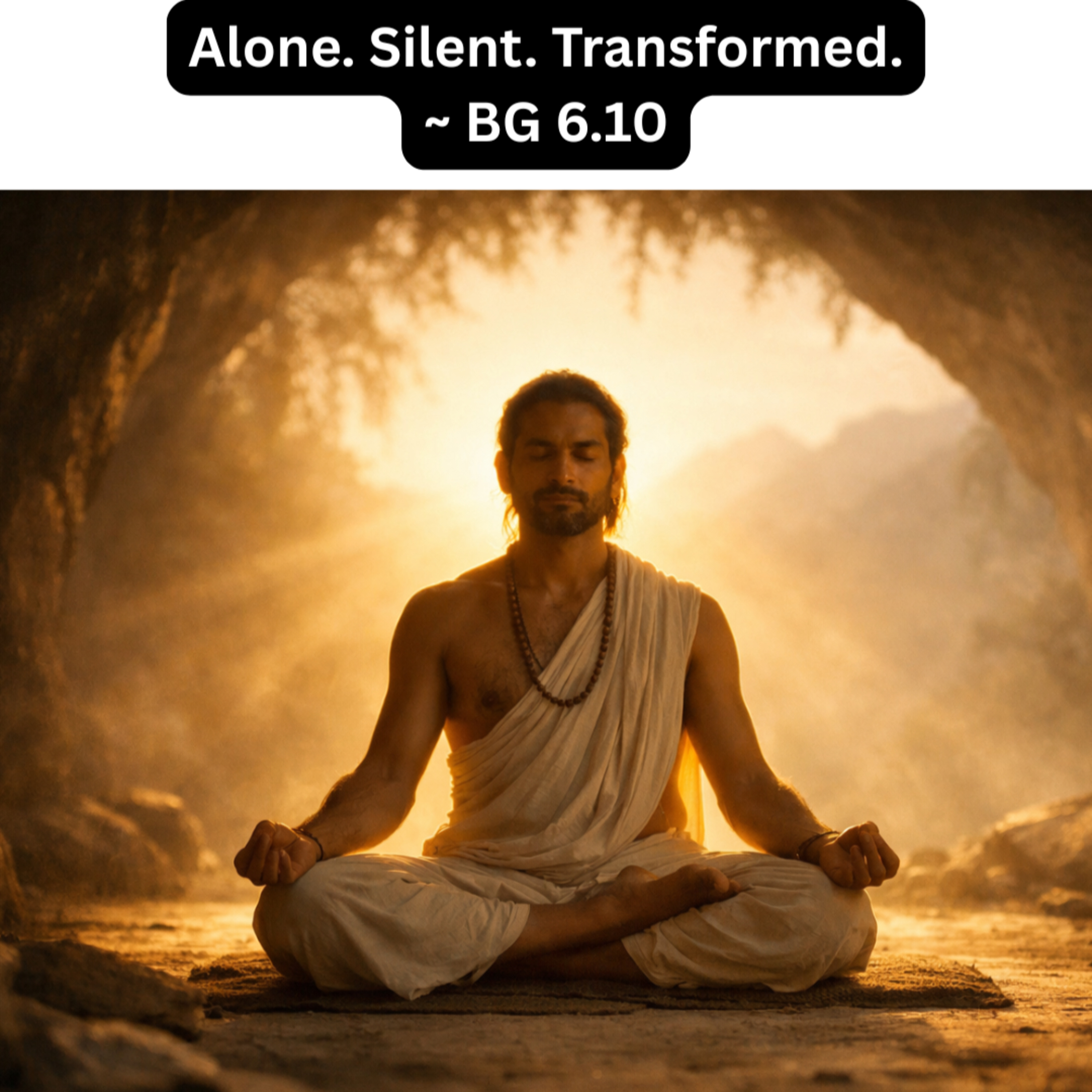 Alone. Silent. Transformed. | Bhagavad Gita Chapter 6 Shlok 10 Explained Hindi episode artwork