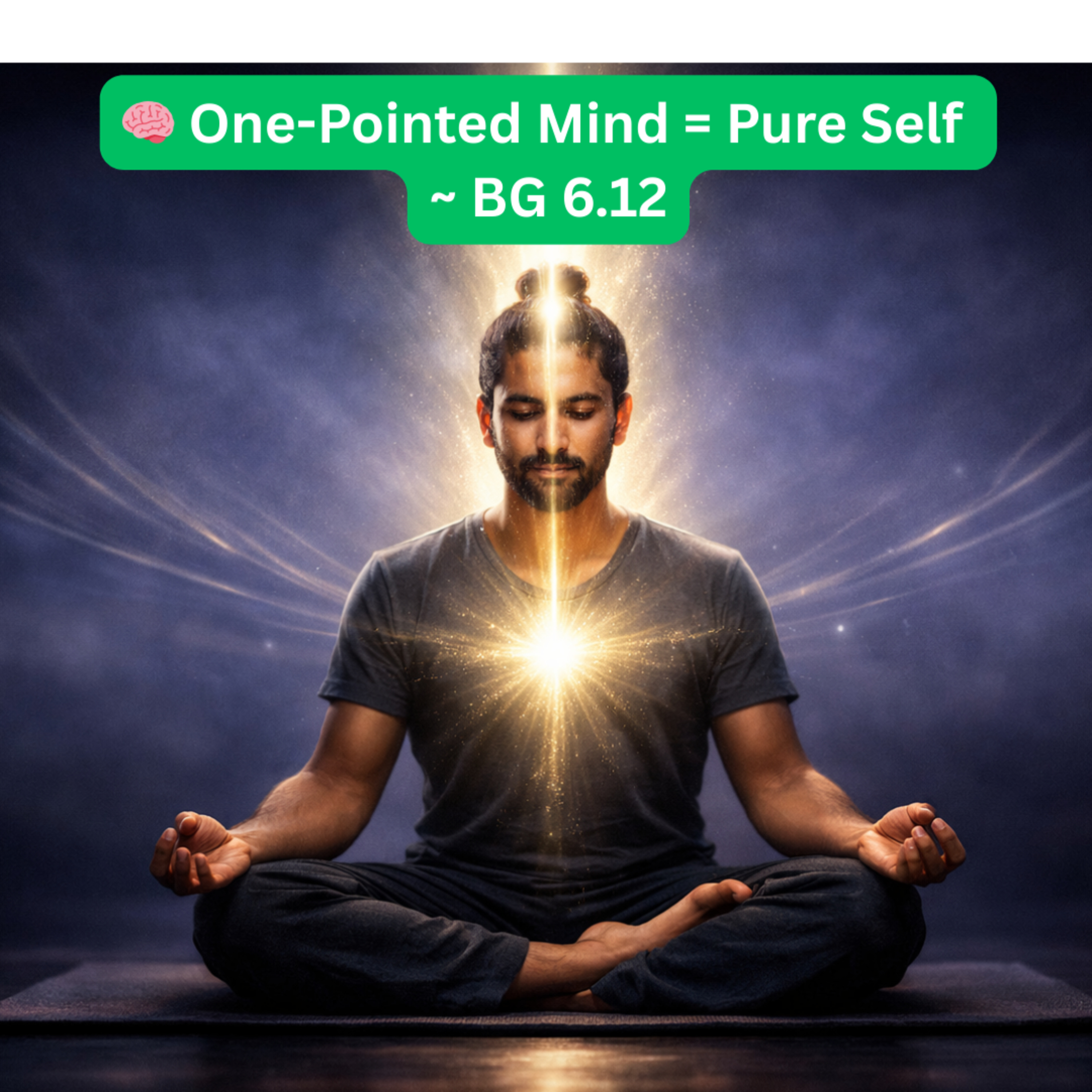 One-Pointed Mind = Pure Self | Bhagavad Gita Chapter 6 Shlok 12 Explained Hindi episode artwork
